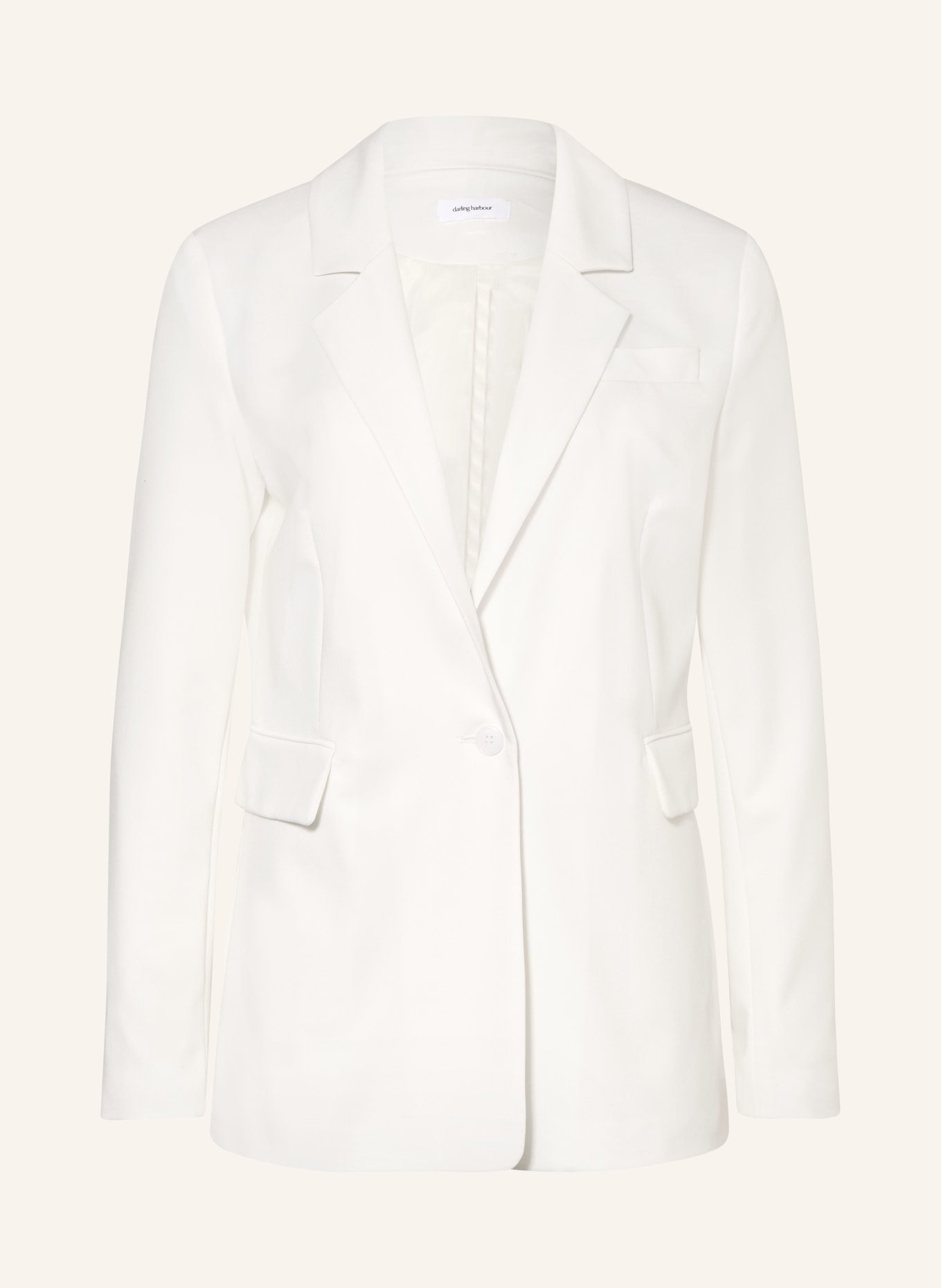 darling harbour blazer: ECRU