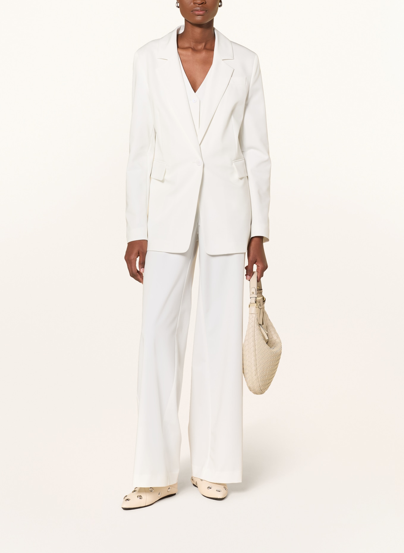 darling harbour blazer: ECRU