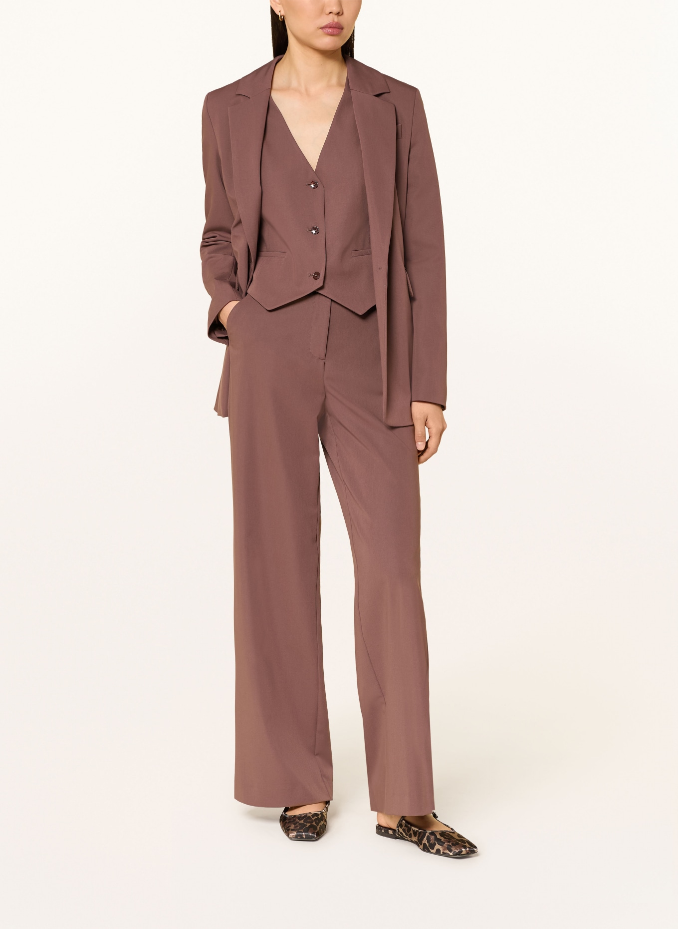 darling harbour blazer vest: BRAUN