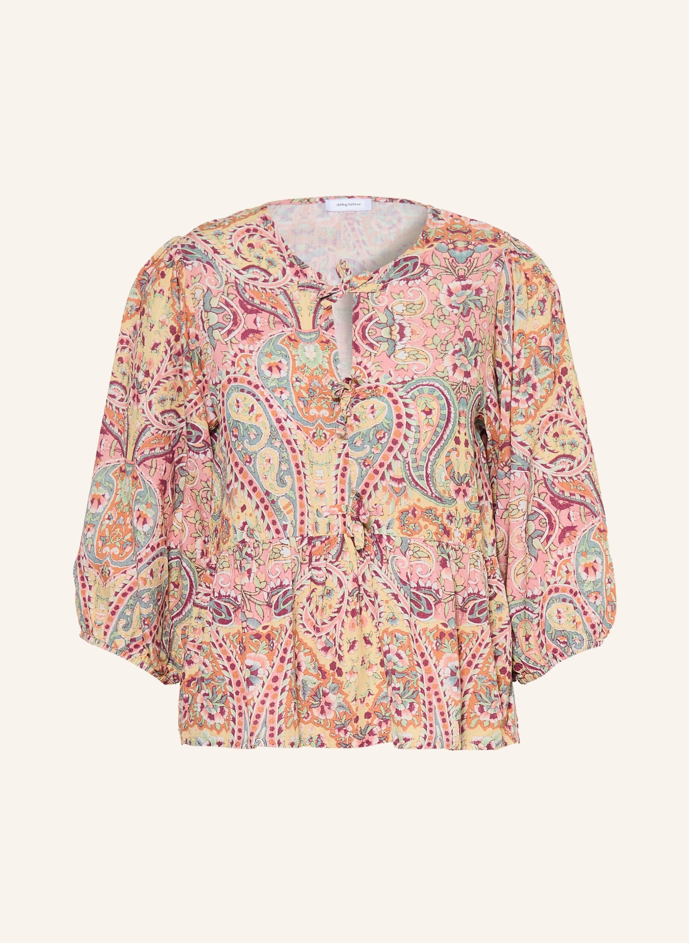 darling harbour Blusenshirt mit 3/4-Arm: paisley print