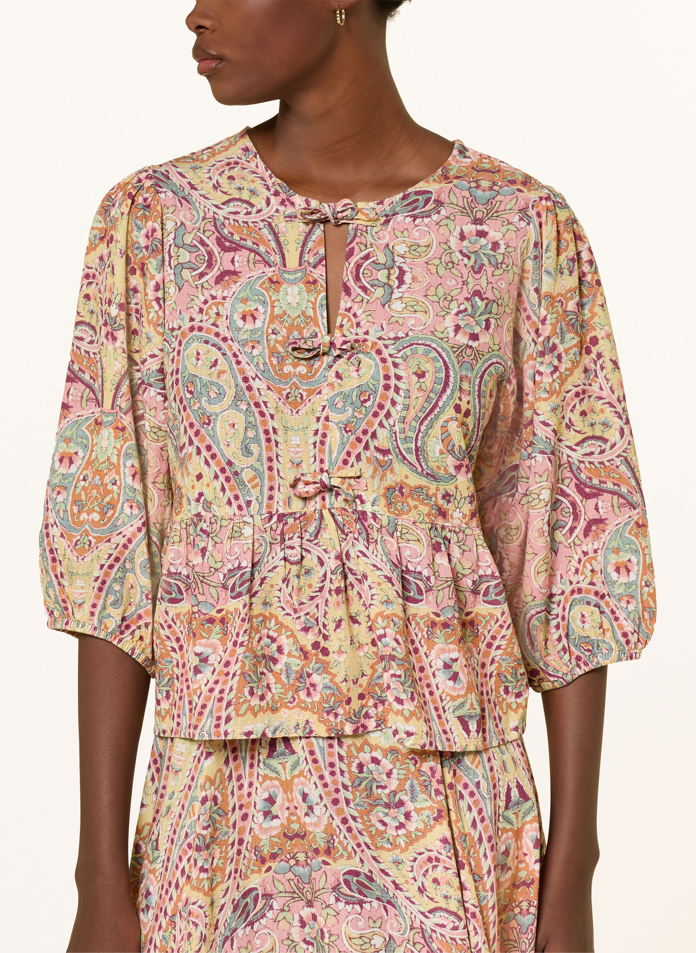 darling harbour Blusenshirt mit 3/4-Arm: paisley print