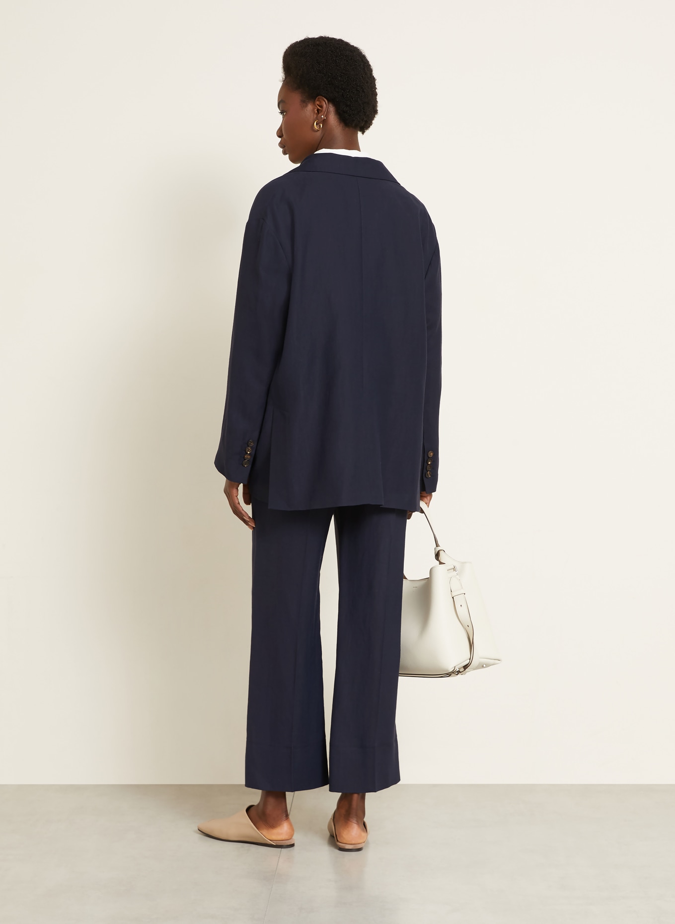 BRUNELLO CUCINELLI Pantalon 7/8: BLEU FONCÉ