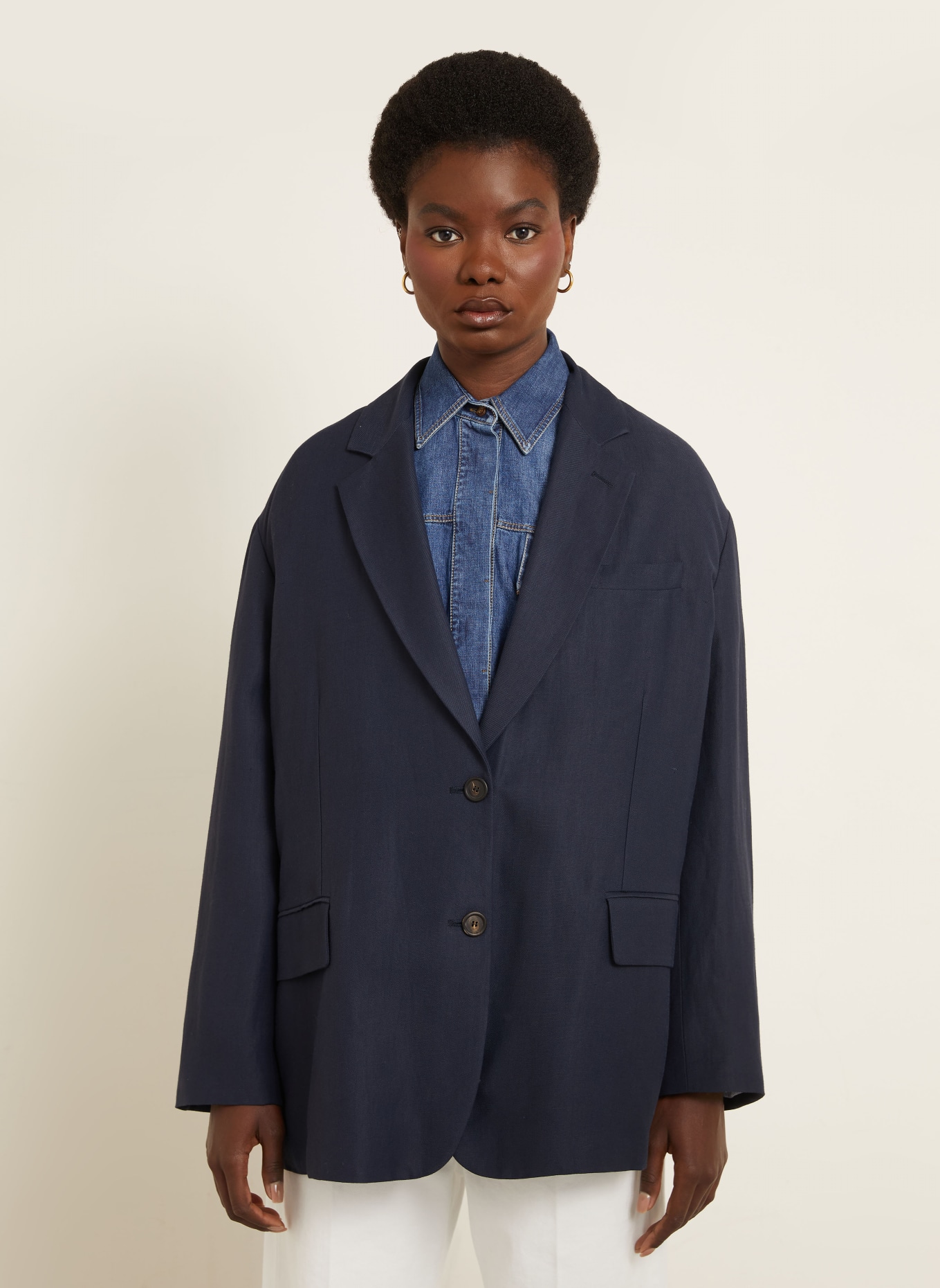 BRUNELLO CUCINELLI Blazer: DUNKELBLAU