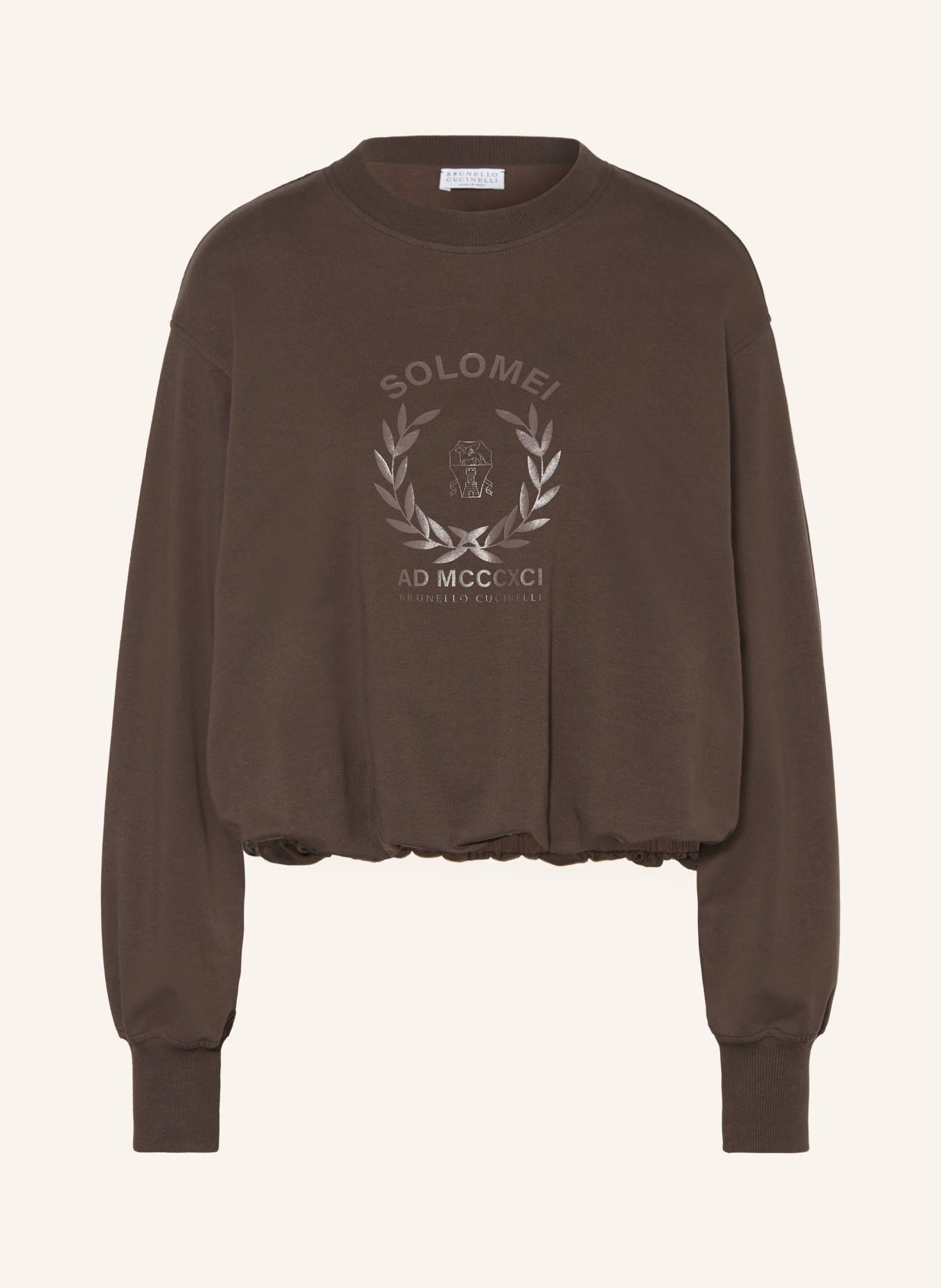 BRUNELLO CUCINELLI sweatshirt: DARK BROWN