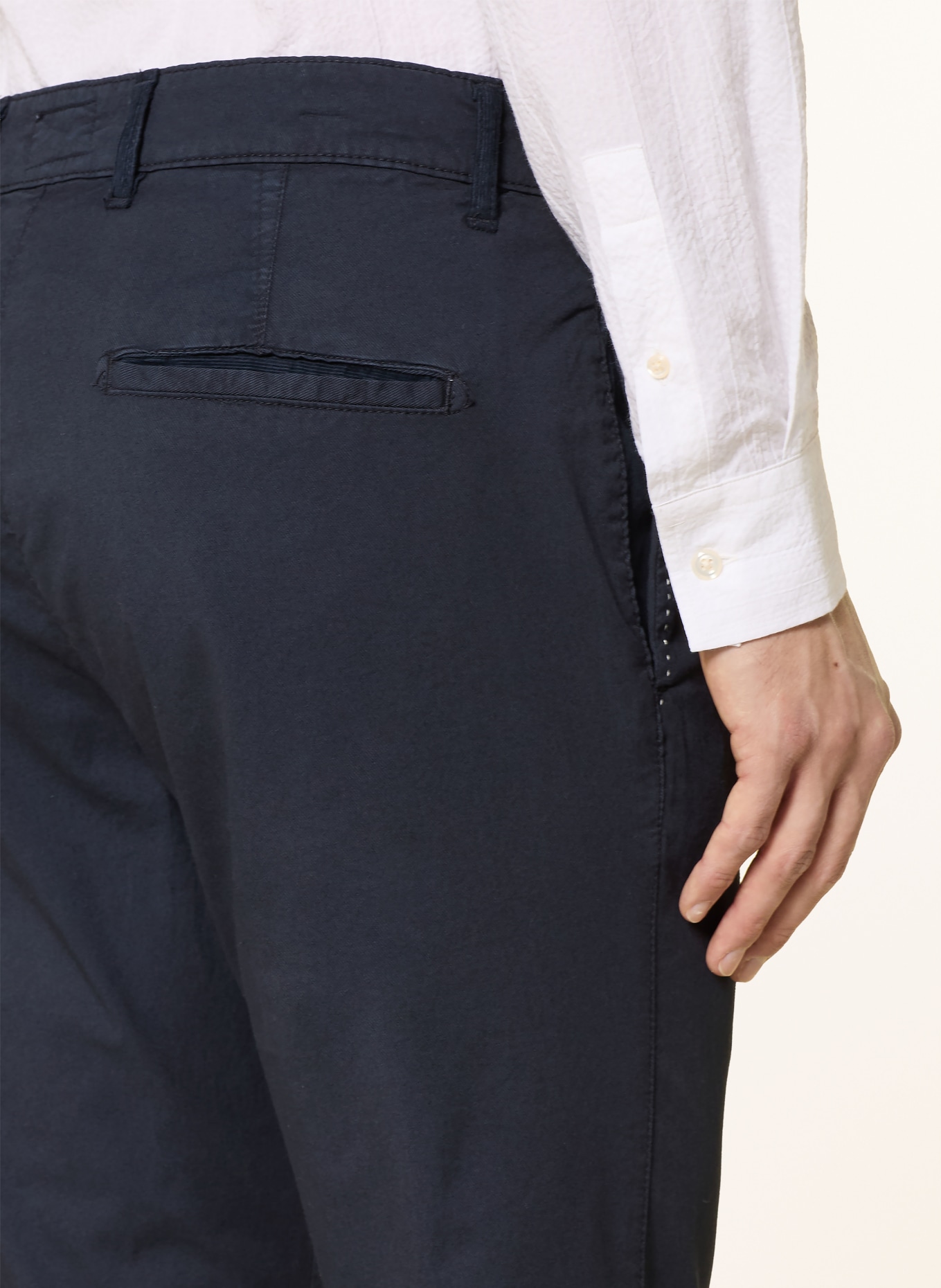 Luis Trenker LUBONO Extra Slim Fit Chinos: DARK BLUE