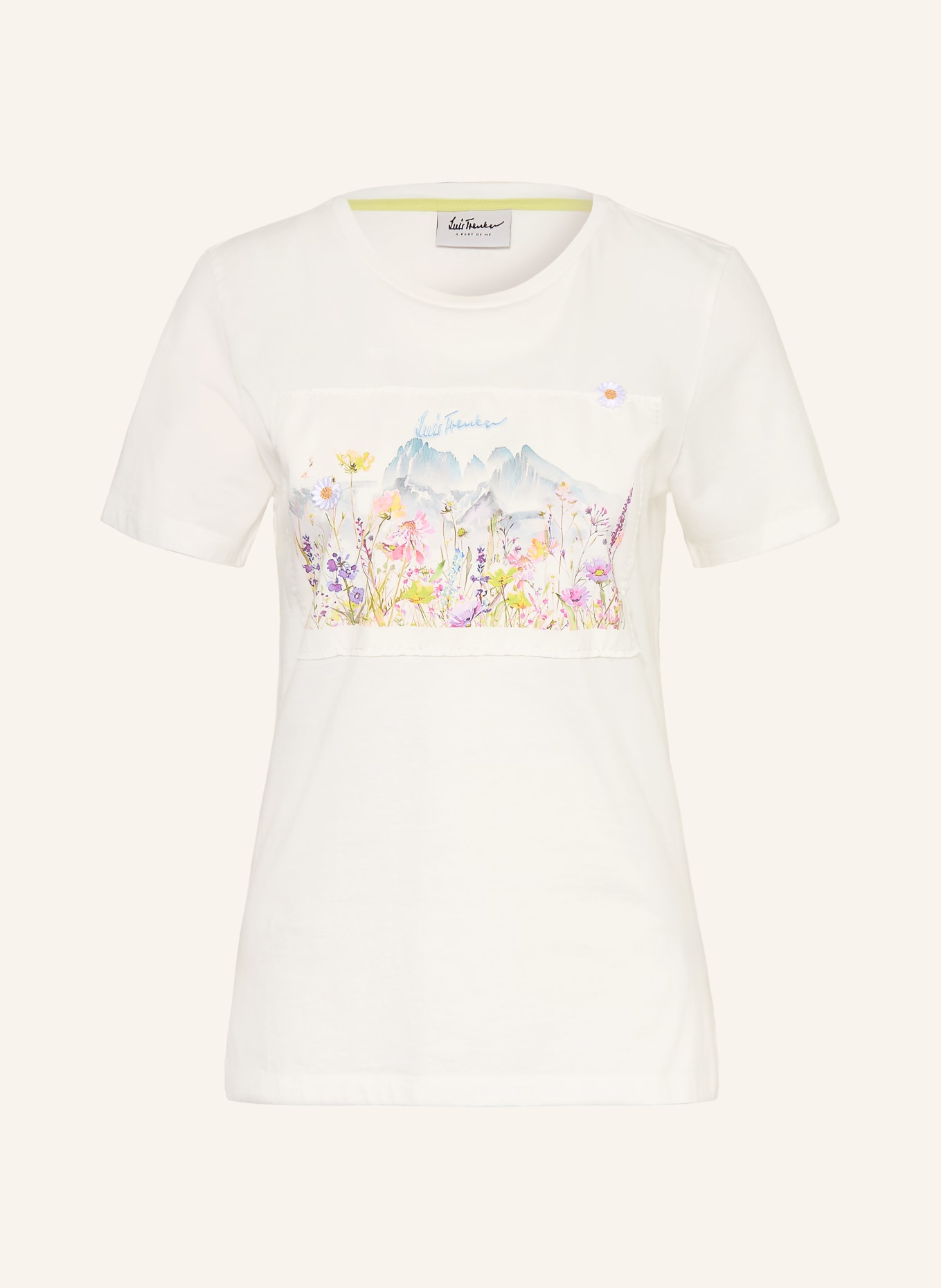 Luis Trenker T-shirt LUALPE: BLANC