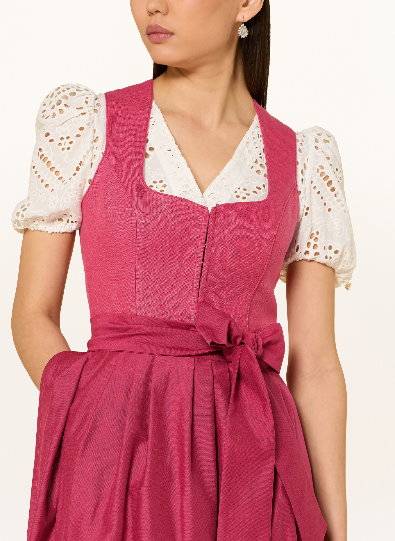 Heimatglück Tracht Dirndl LISELOTTE: ROSE FUCHSIA