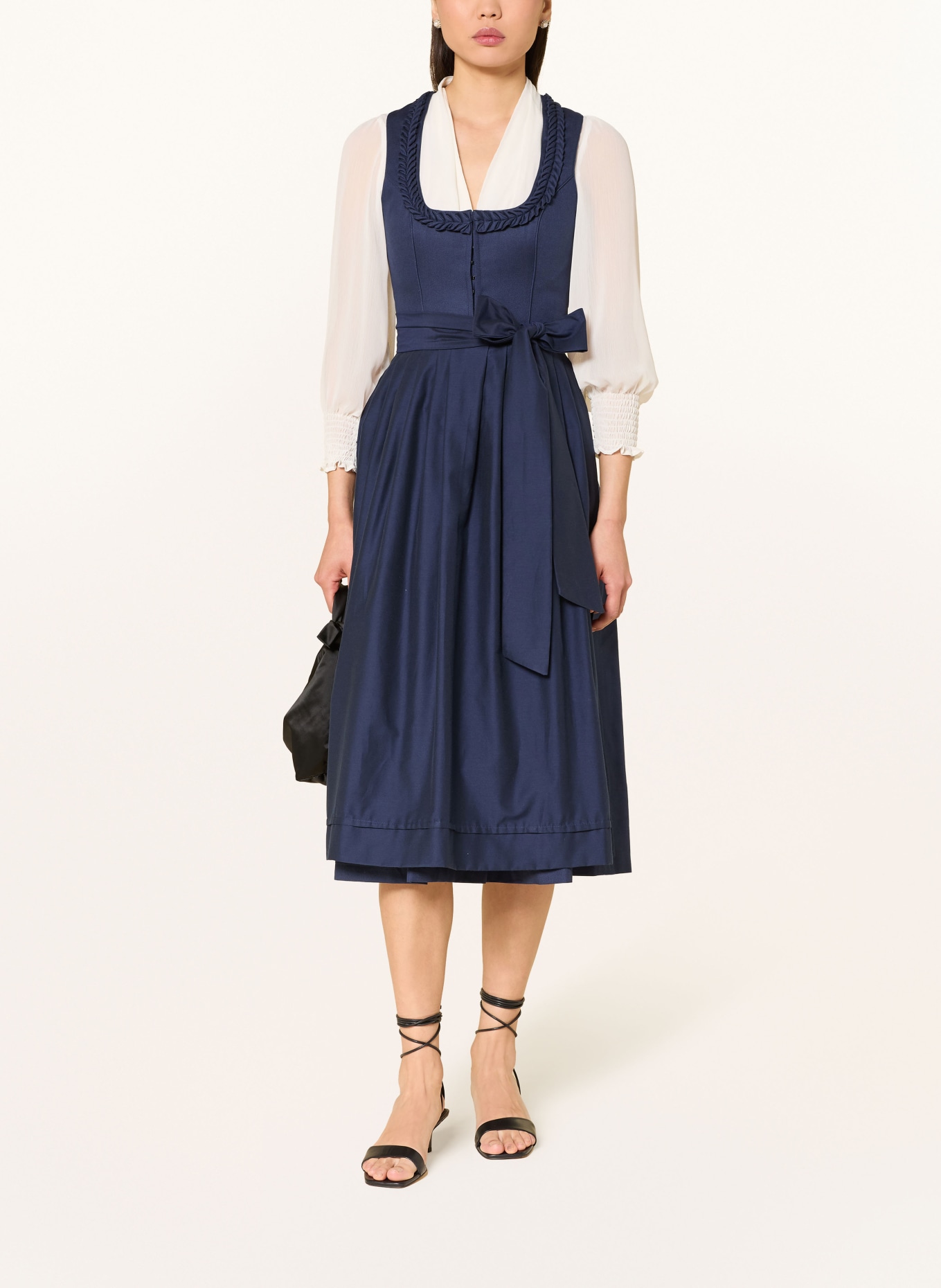 Heimatglück Tracht Dirndl KLARA: DUNKELBLAU