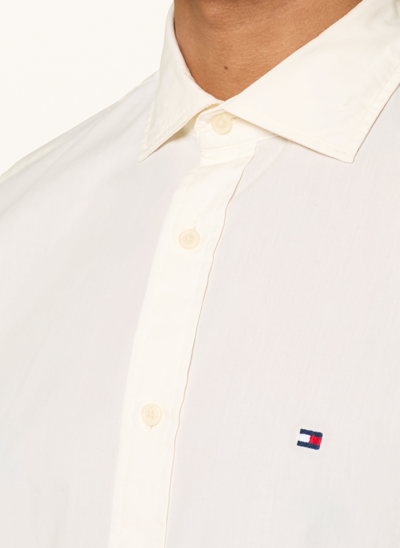 TOMMY HILFIGER Hemd Regular Fit: WEISS