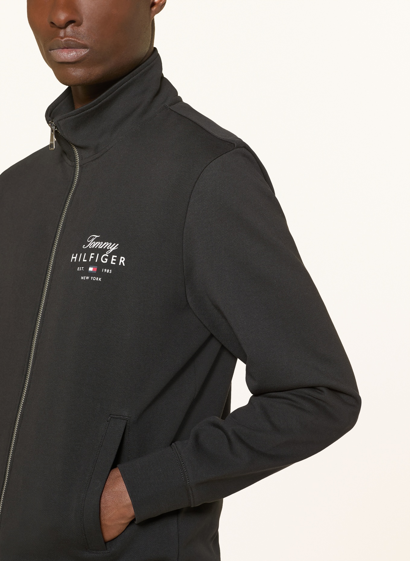 TOMMY HILFIGER sweat à capuche: NOIR