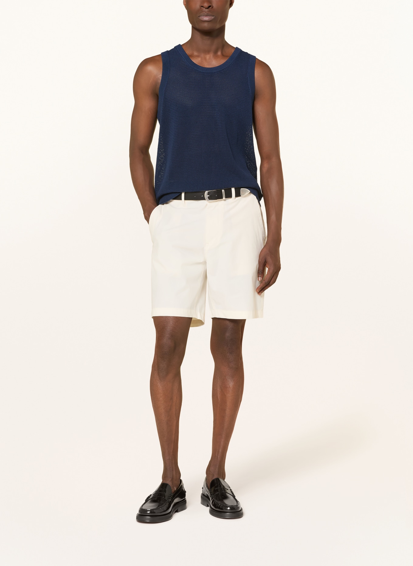 TOMMY HILFIGER Stricktop: DUNKELBLAU