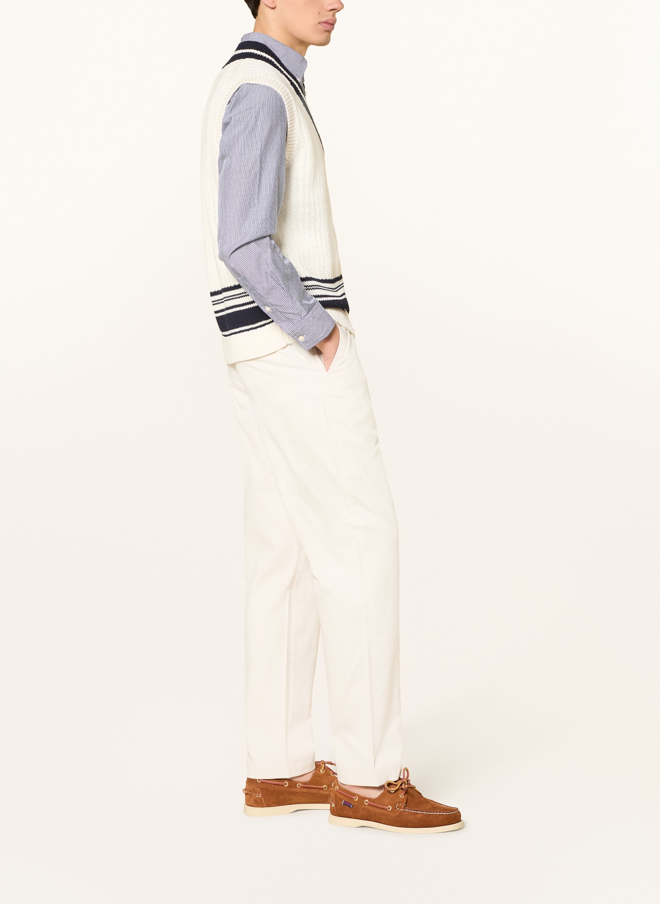 TOMMY HILFIGER Chino HARLEM Regular Tapered Fit: CREME