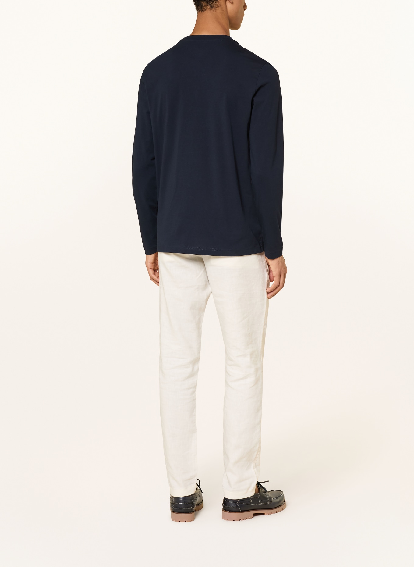 TOMMY HILFIGER long-sleeved shirt: DARK BLUE