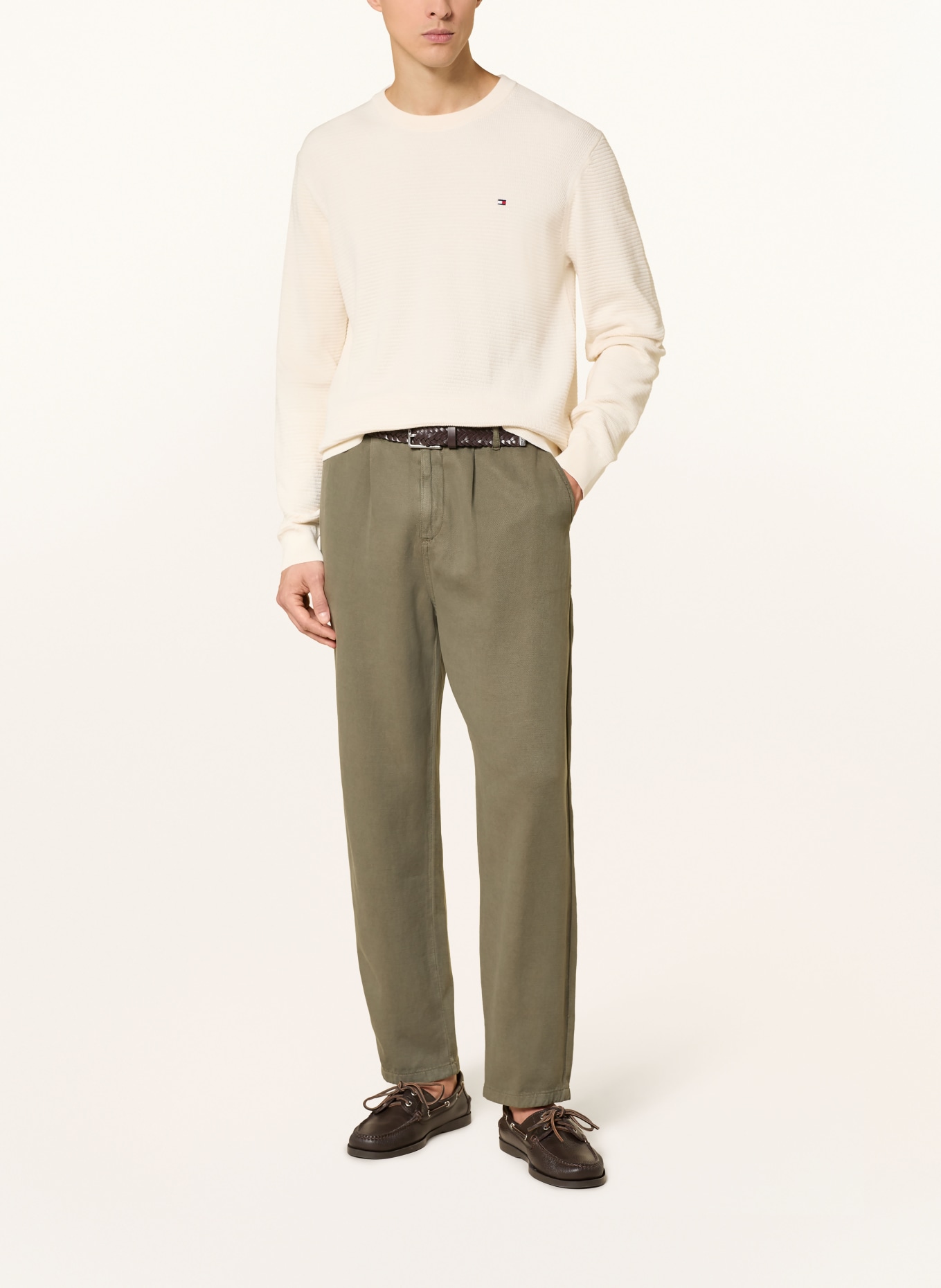 TOMMY HILFIGER sweater: WHITE