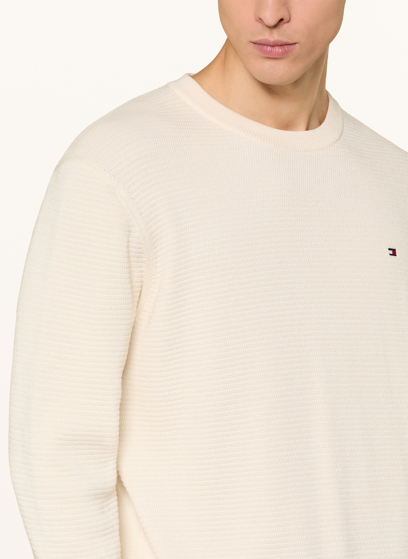 TOMMY HILFIGER sweater: WHITE