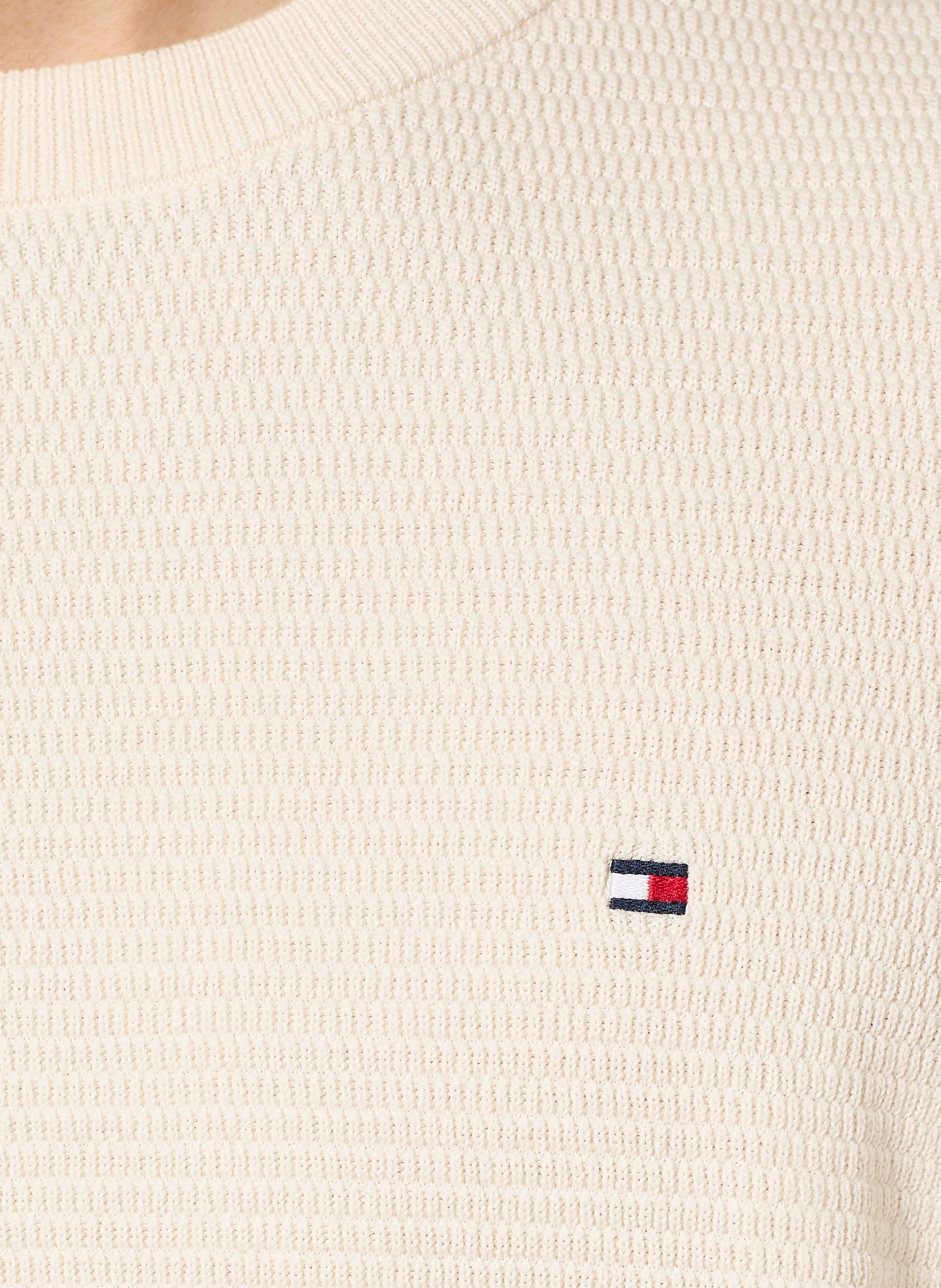 TOMMY HILFIGER sweater: WHITE