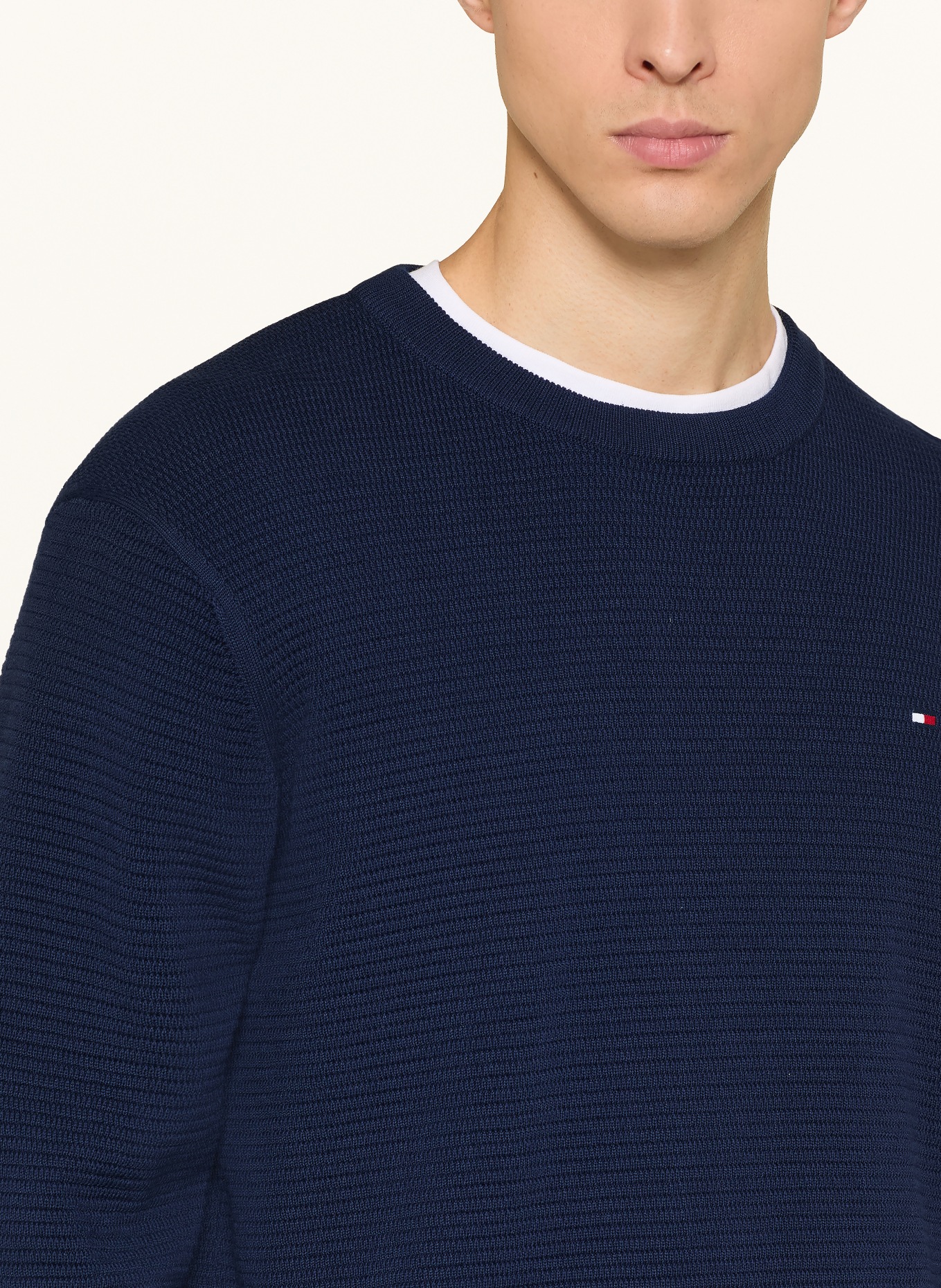 TOMMY HILFIGER sweater: DARK BLUE