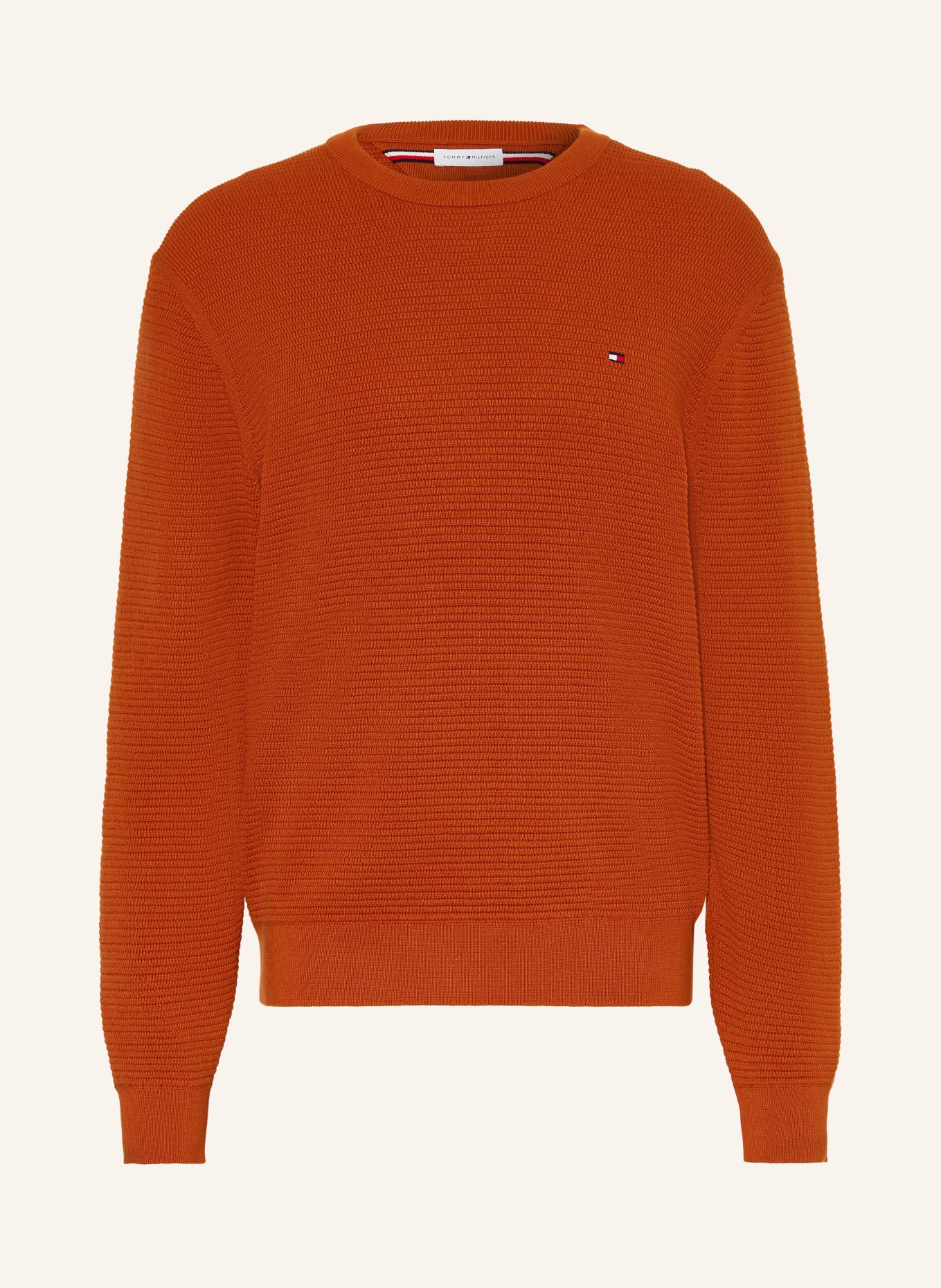 TOMMY HILFIGER sweater: DARK ORANGE