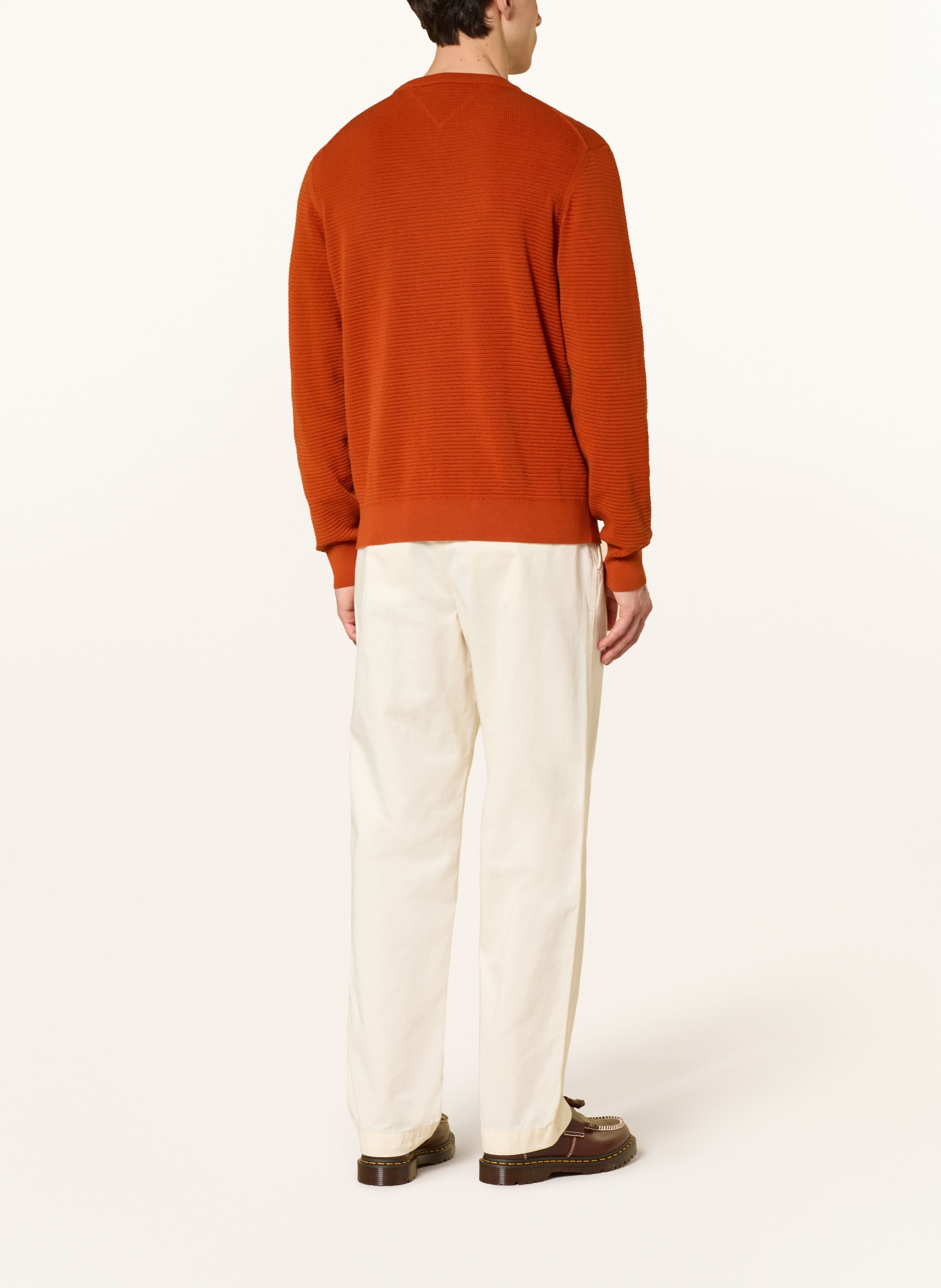 TOMMY HILFIGER sweater: DARK ORANGE