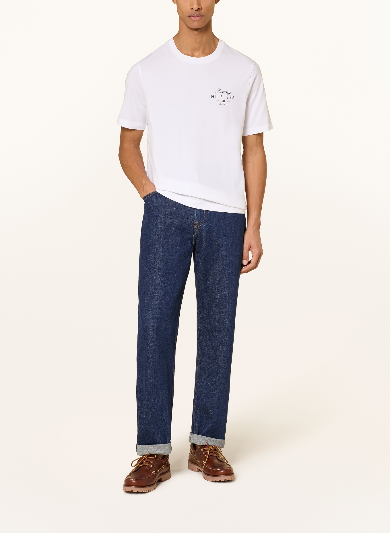 TOMMY HILFIGER T-Shirt: WEISS