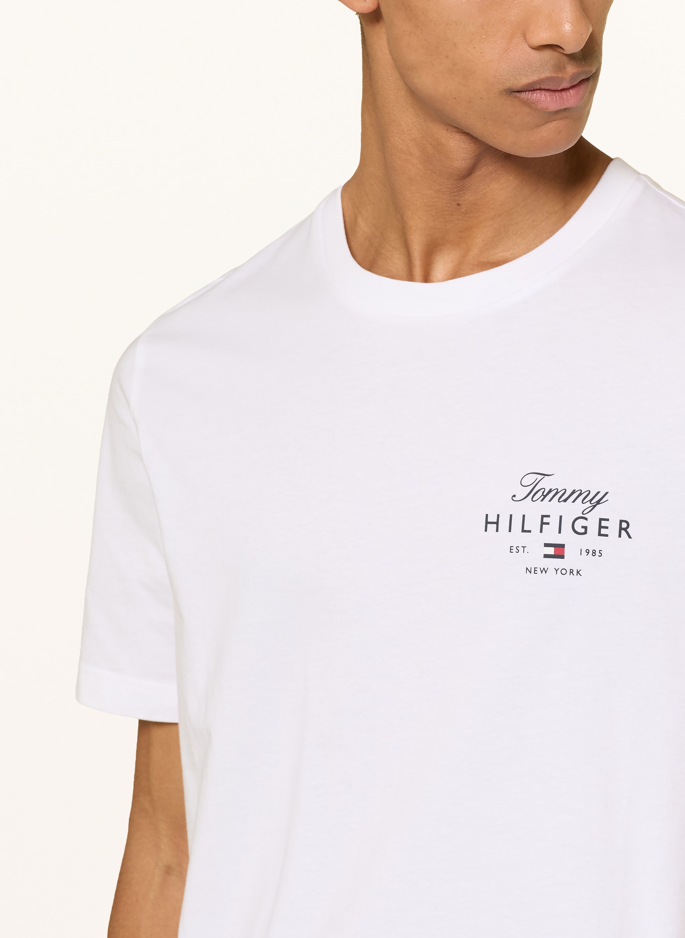 TOMMY HILFIGER T-Shirt: WEISS