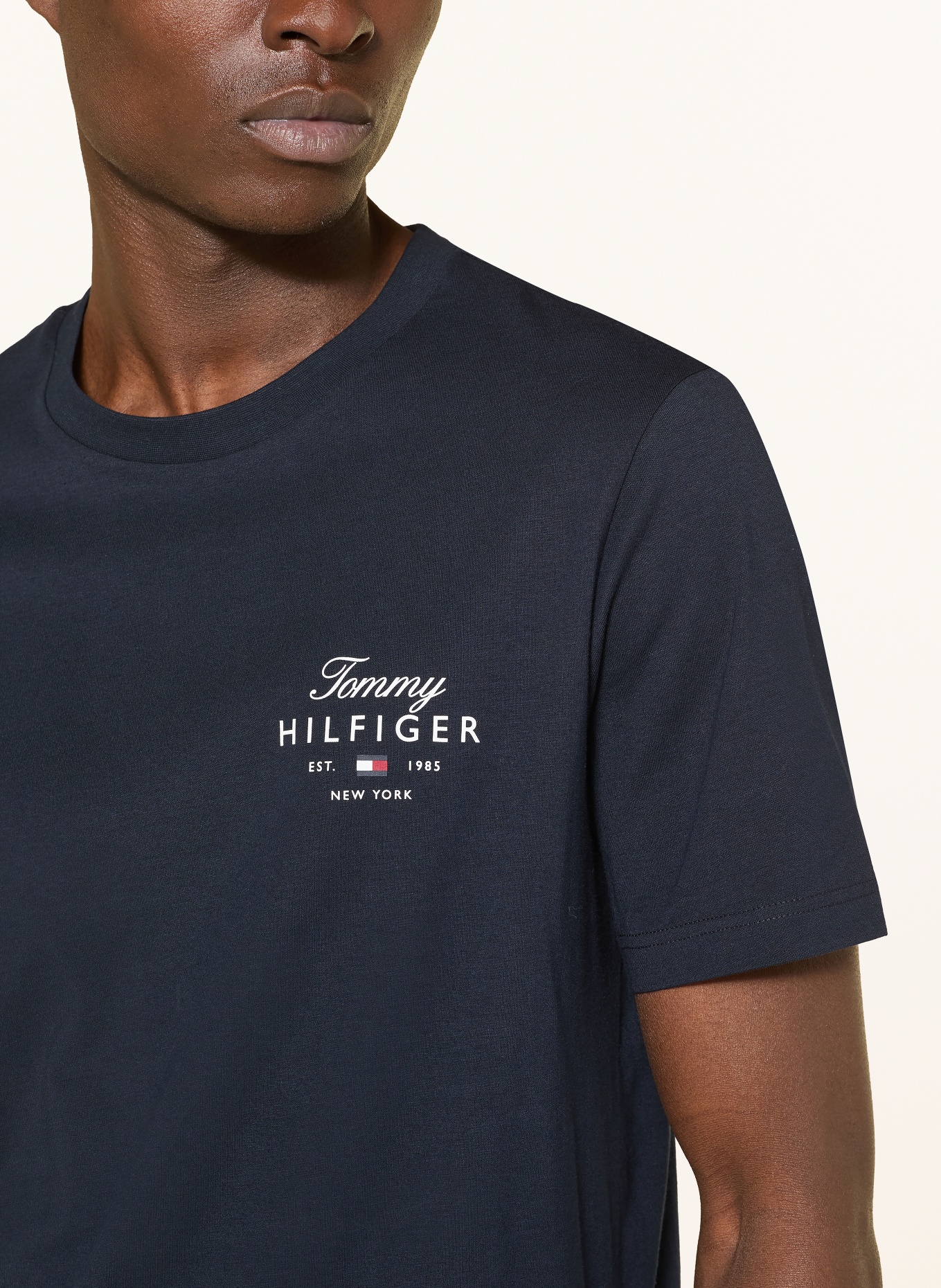 TOMMY HILFIGER T-shirt: DARK BLUE