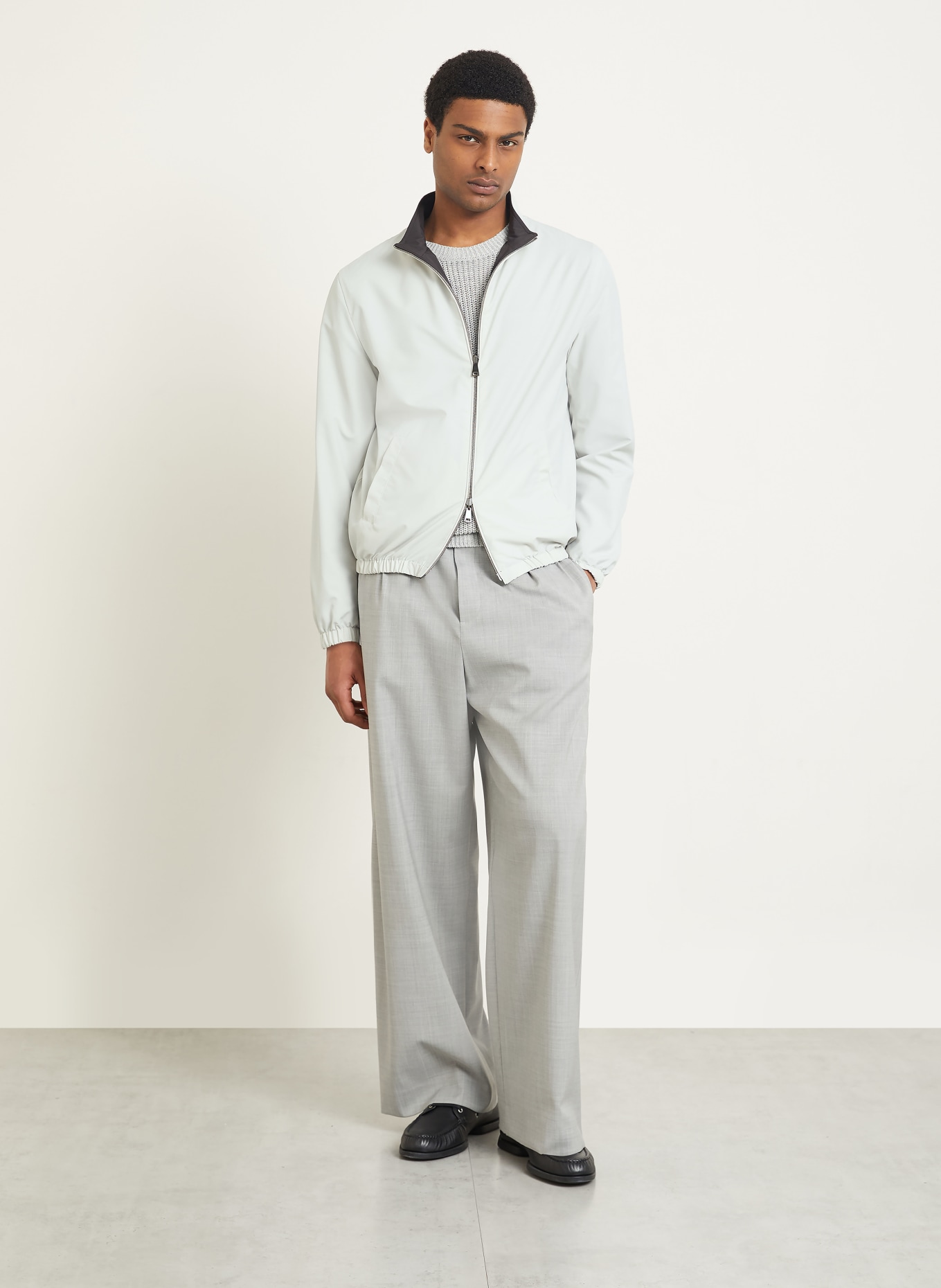 manzoni 24 Kurtka dwustronna: JASNOCZARY / CZARNY