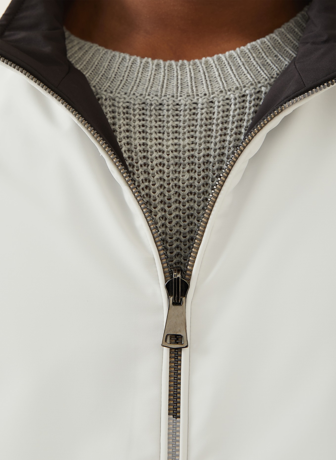 manzoni 24 Kurtka dwustronna: JASNOCZARY / CZARNY