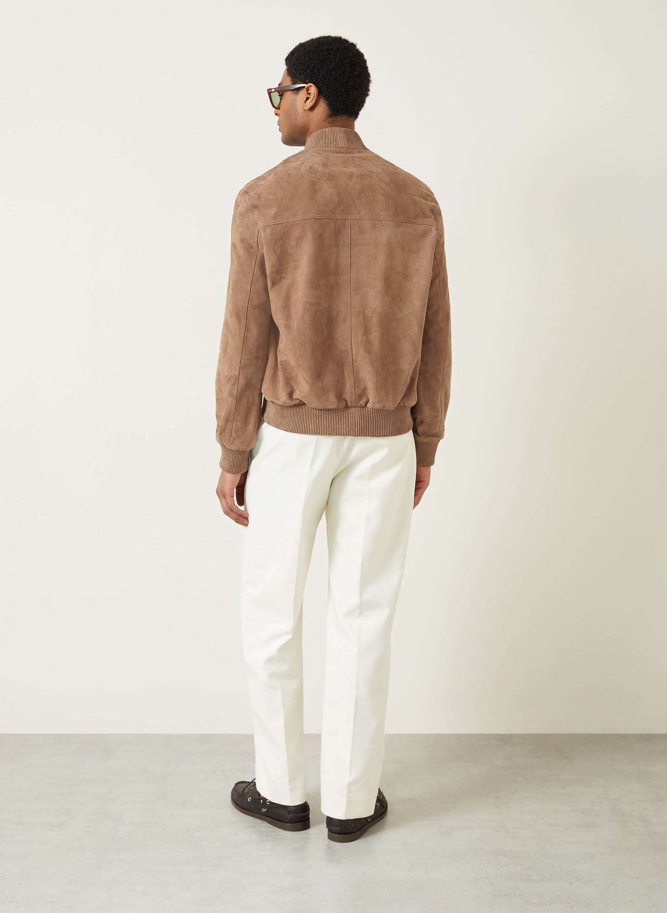 manzoni 24 Lederjacke: HELLBRAUN