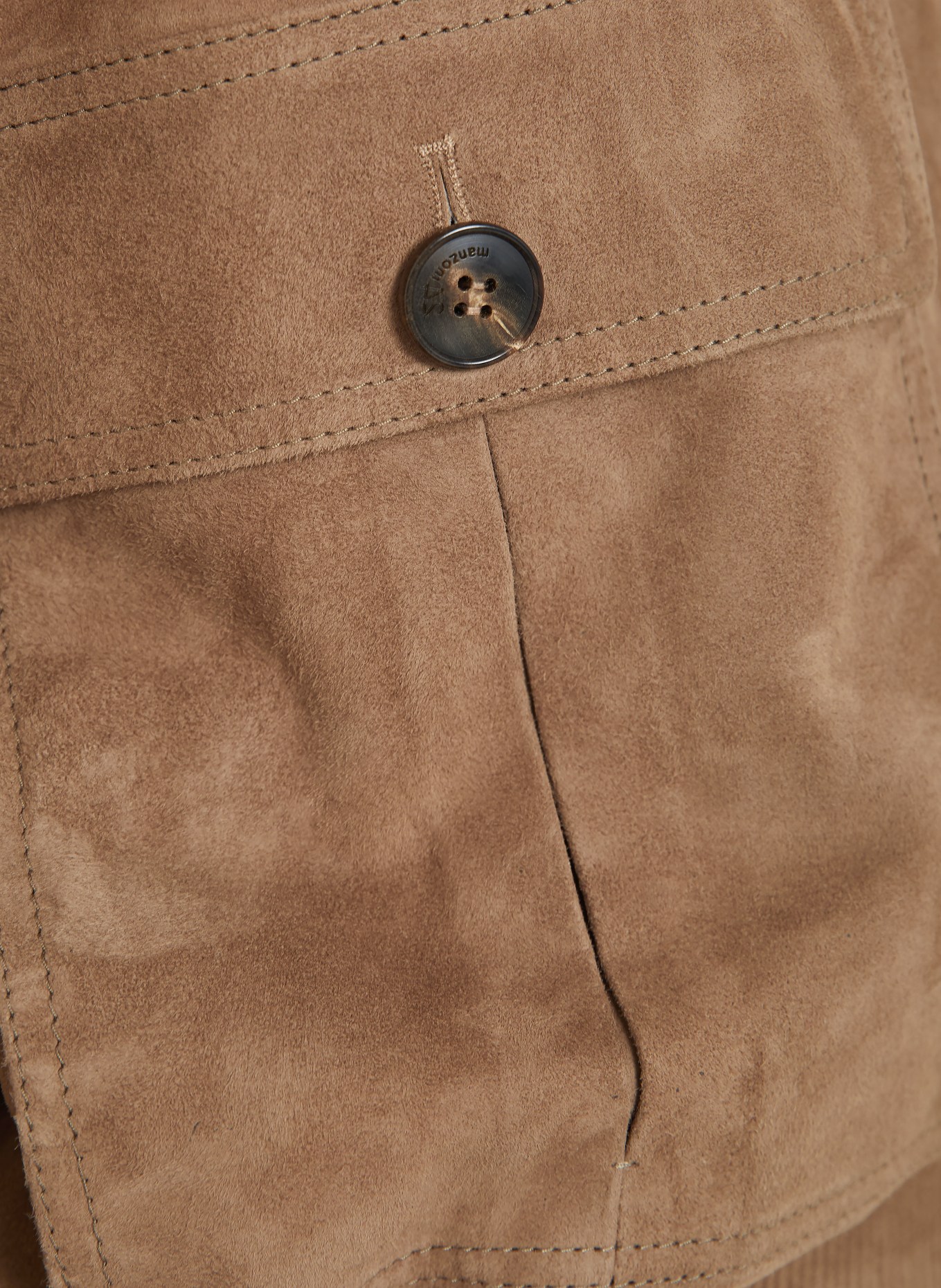 manzoni 24 Lederjacke: HELLBRAUN