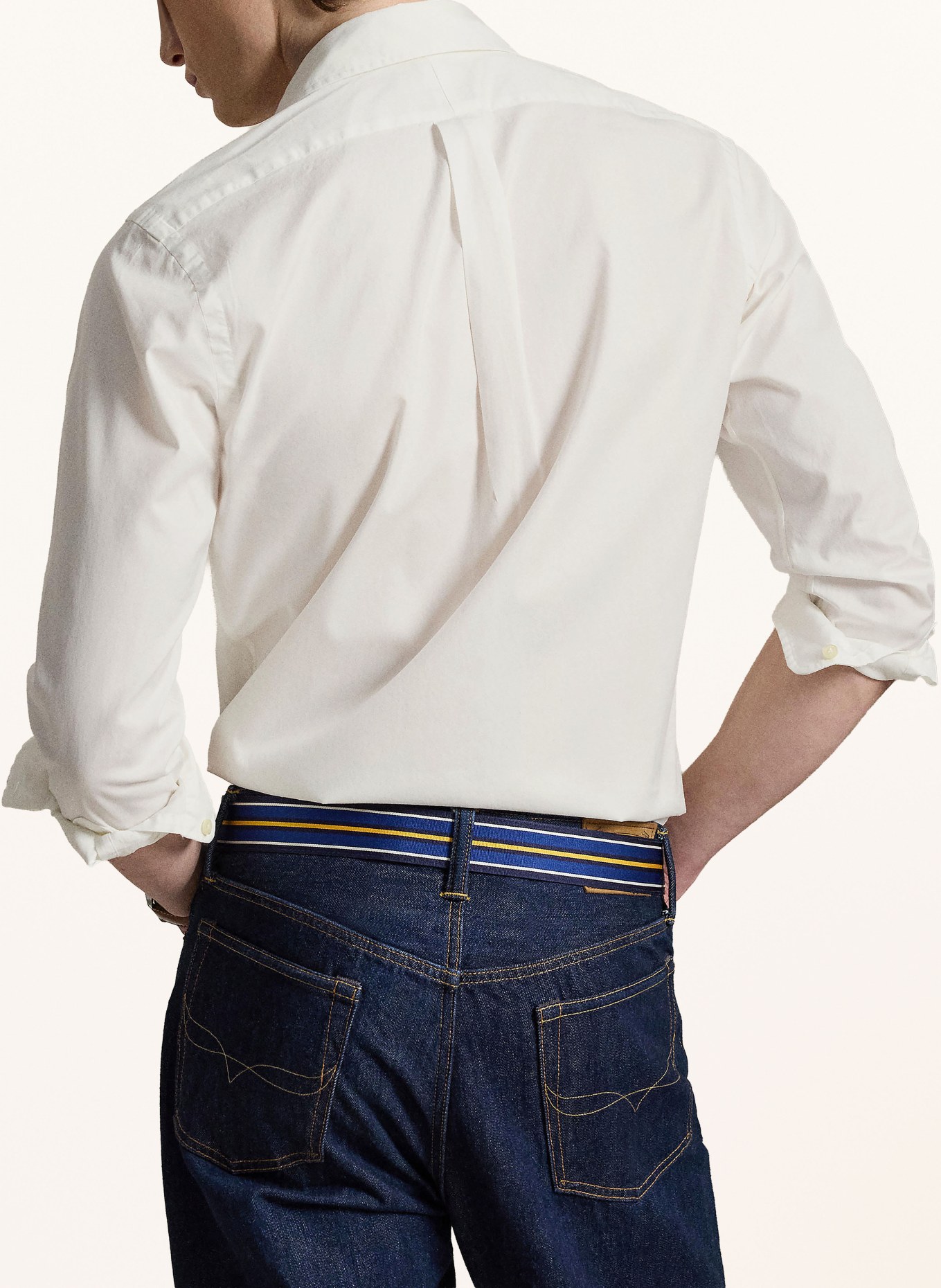 POLO RALPH LAUREN Hemd Custom Fit: WEISS