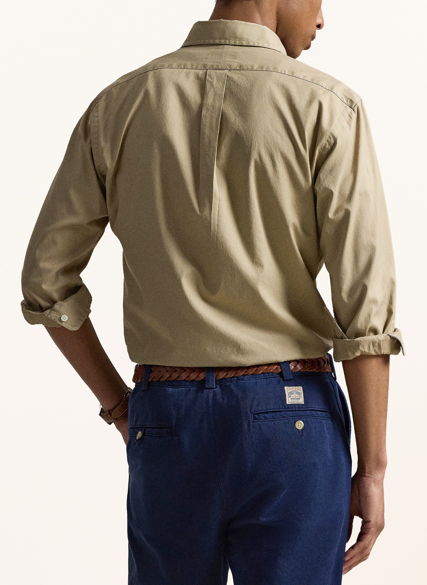 POLO RALPH LAUREN Overhemd Custom Fit: BEIGE