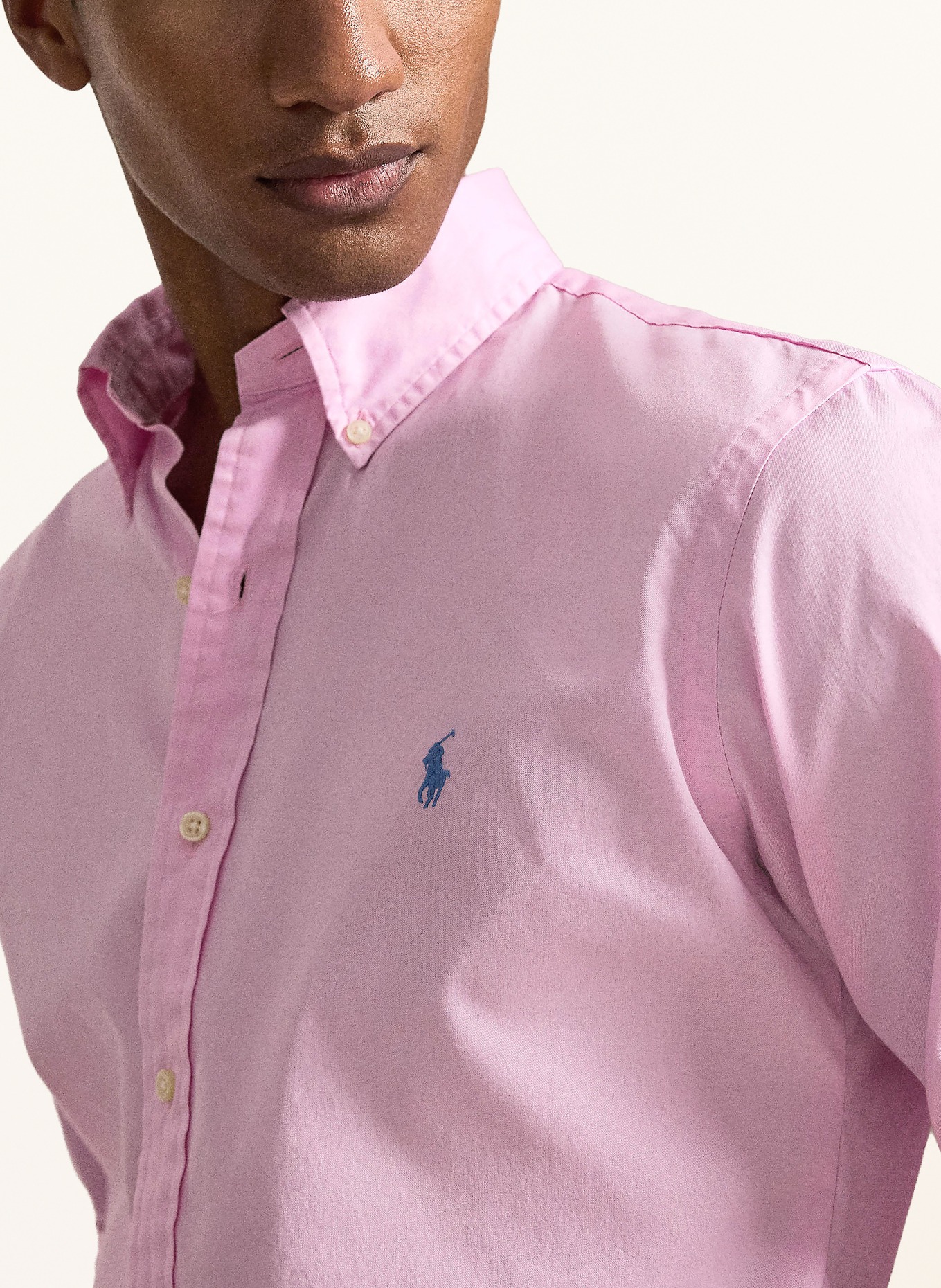 POLO RALPH LAUREN Koszula Custom Fit: MOCNORÓŻOWY