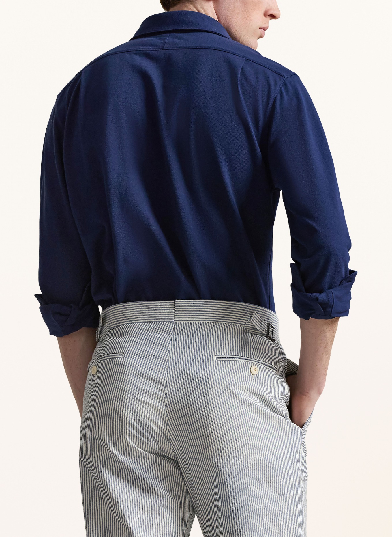 POLO RALPH LAUREN Chemise en maille Comfort Fit: BLEU FONCÉ