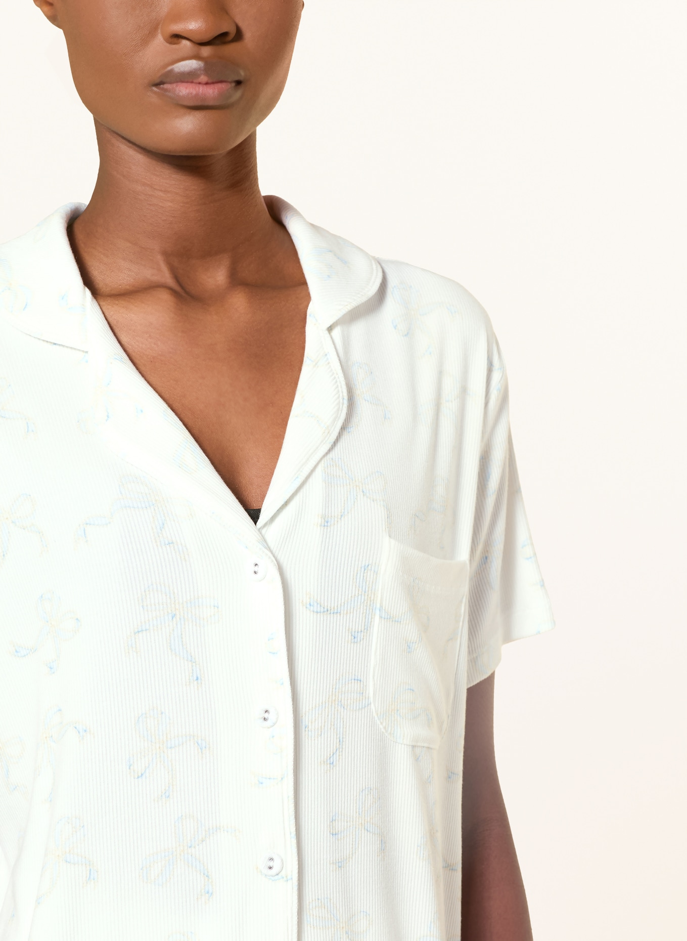 SKIMS Shorty-pyjama SOFT LOUNGE: IVORY PEARL BOWS PRI