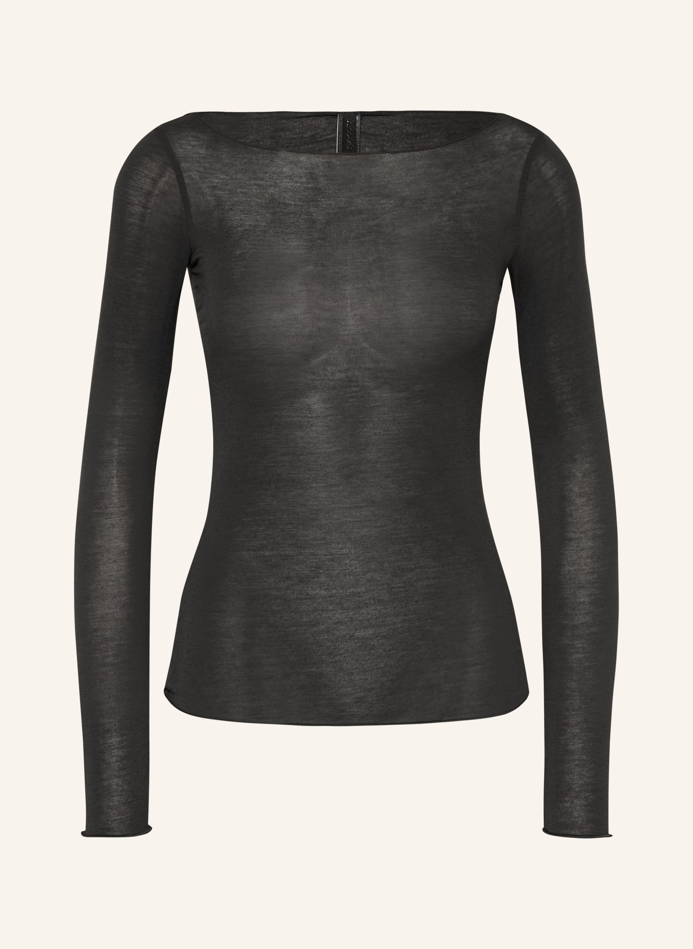 SKIMS Loungeshirt SHEER MODAL: ONYX