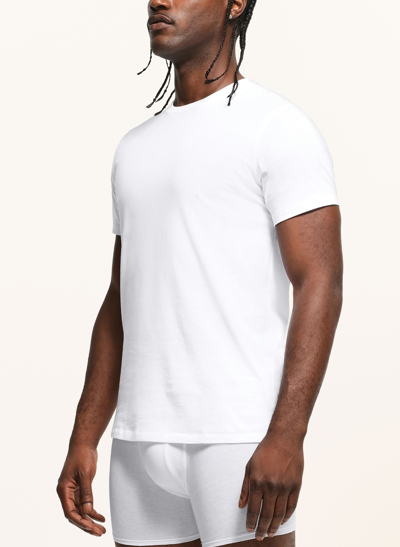 SKIMS Set van 3 T-shirts: CHALK