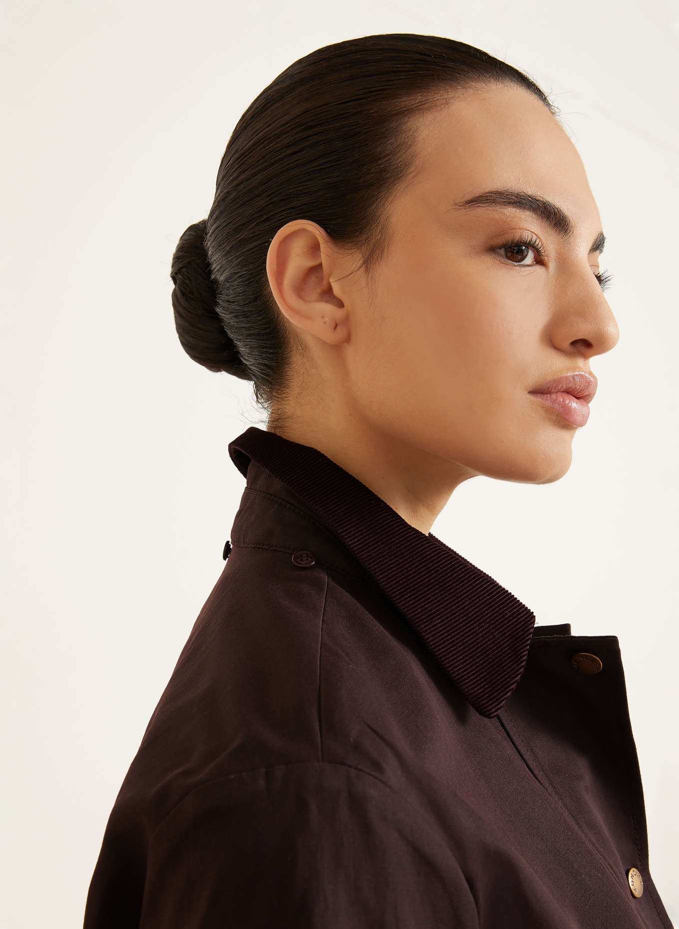 MONCLER Overjacket ACONITUM met afneembare capuchon: MARRON FONCÉ