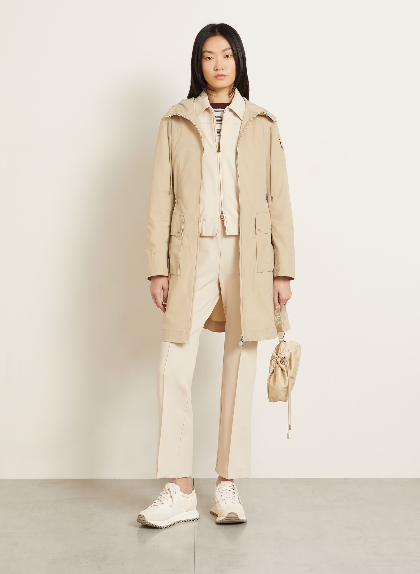 MONCLER LAERTE parka: BEIGE