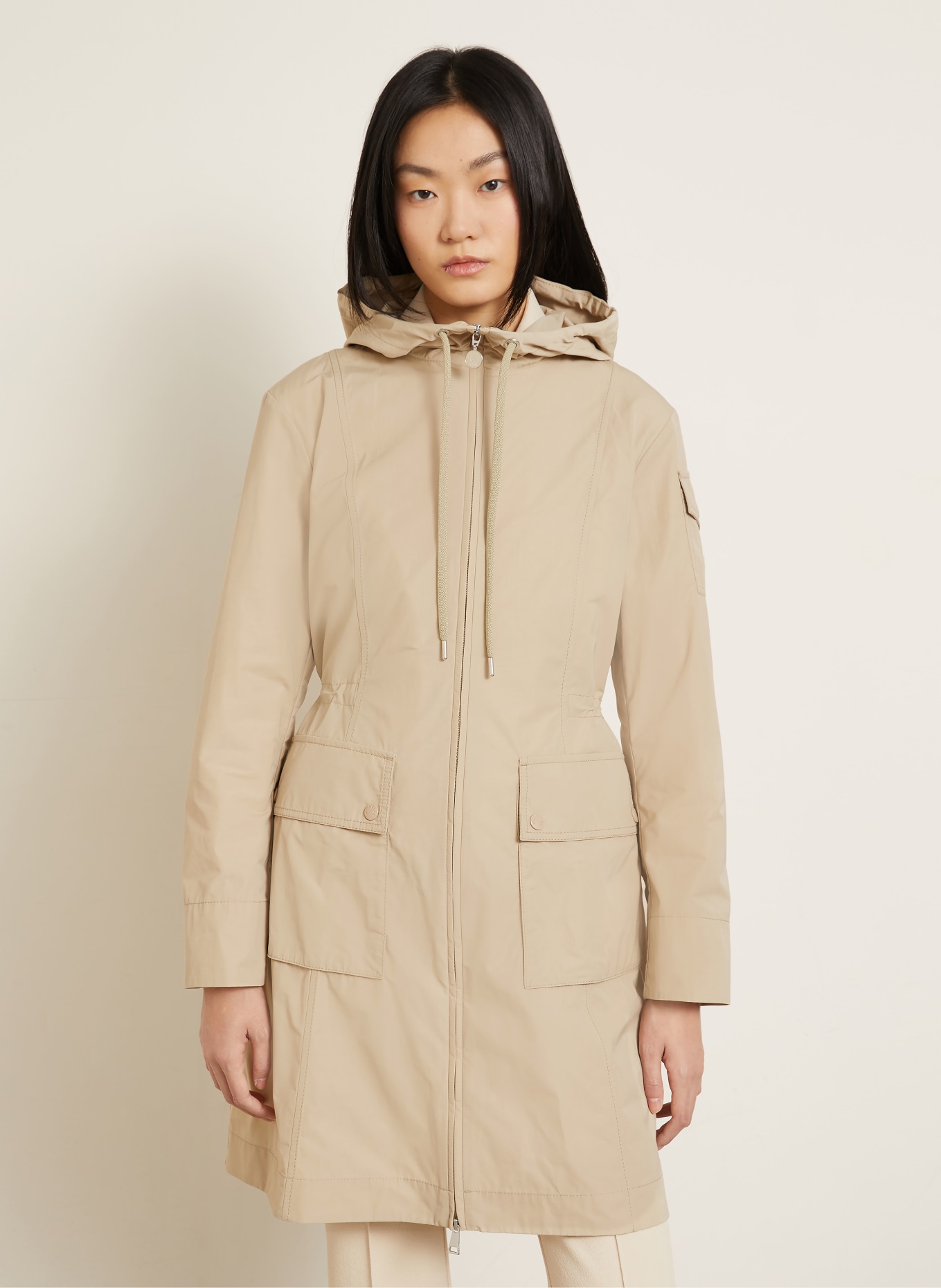 MONCLER LAERTE parka: BEIGE