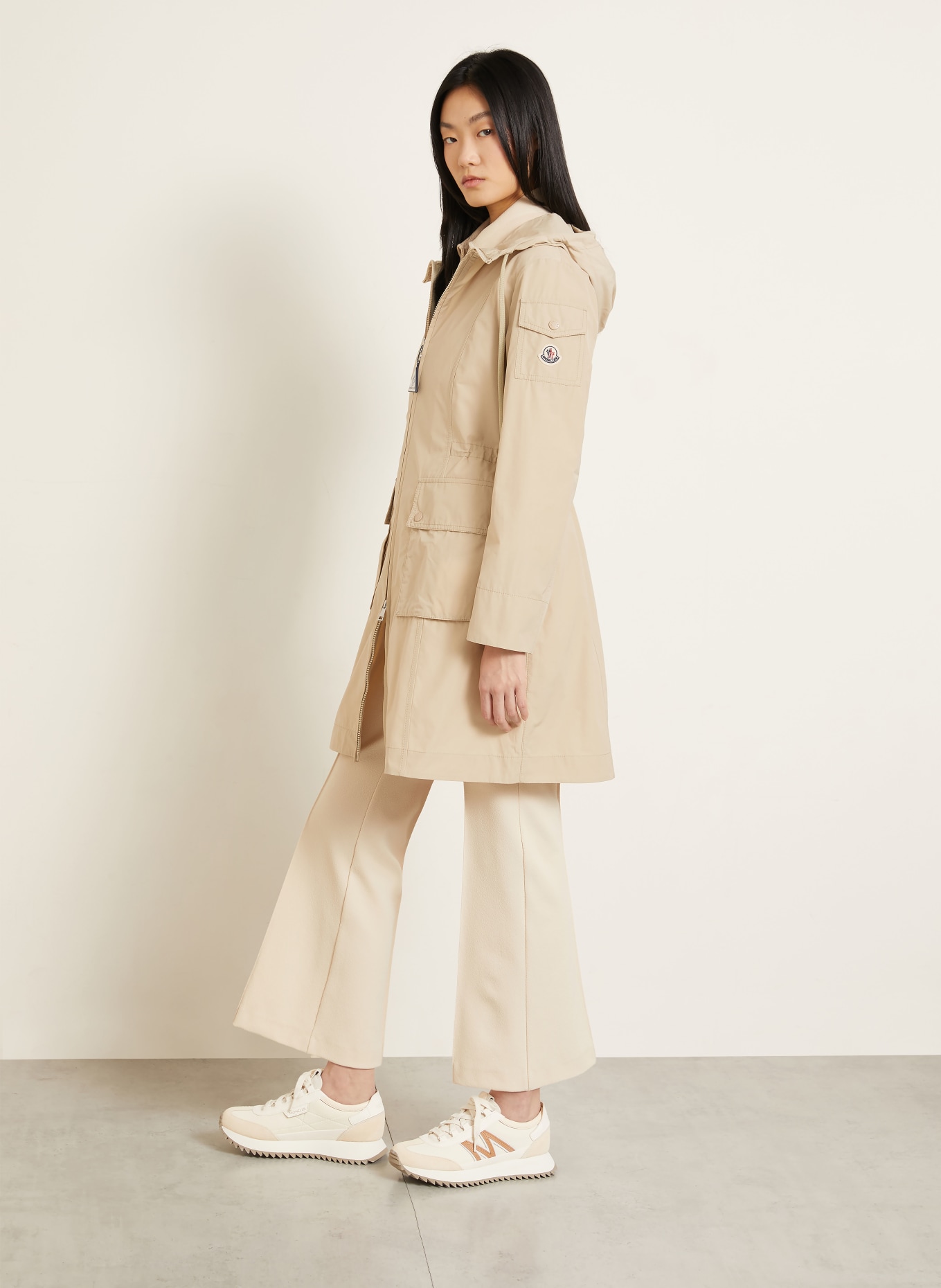 MONCLER LAERTE parka: BEIGE