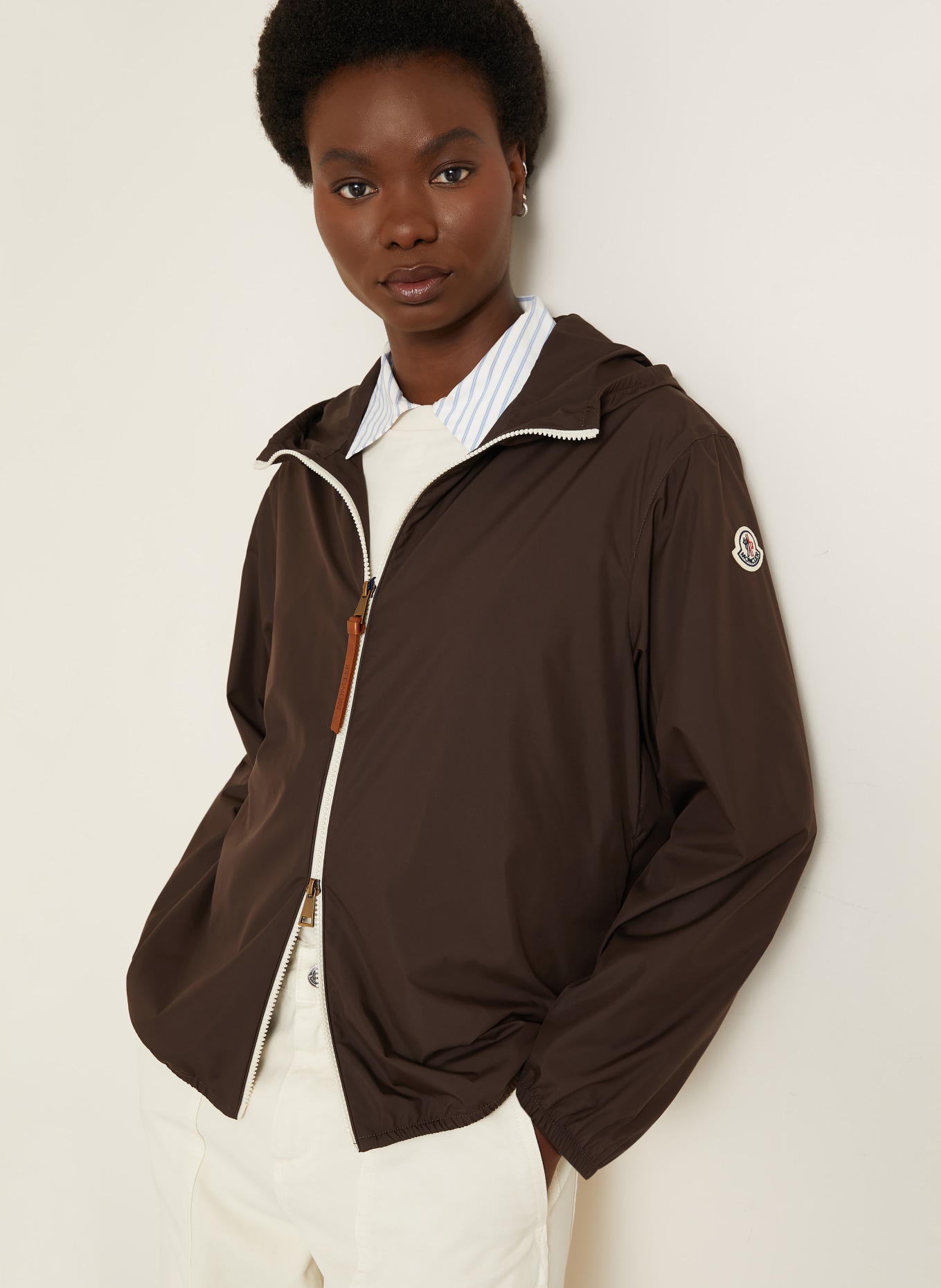 MONCLER Kurtka funkcjonalna FEGEOS: CIEMNOBRĄZOWY