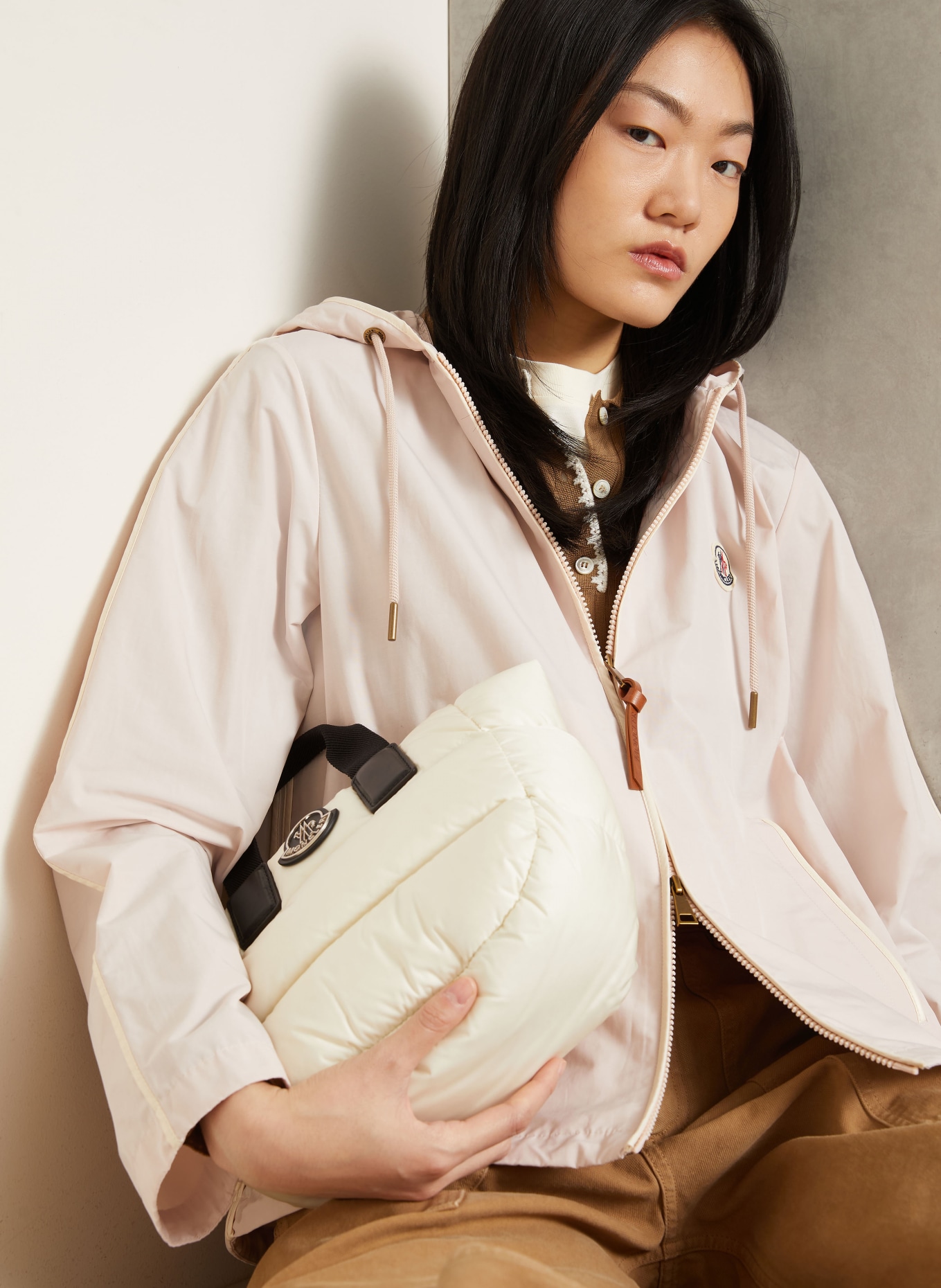 MONCLER SARRACENIA jacket: LIGHT PINK