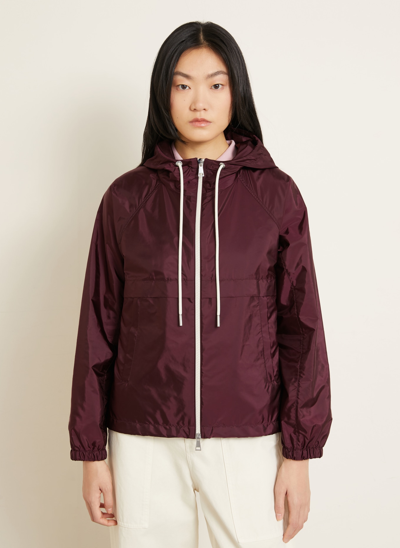 MONCLER COQUELICOT jacket: DARK RED