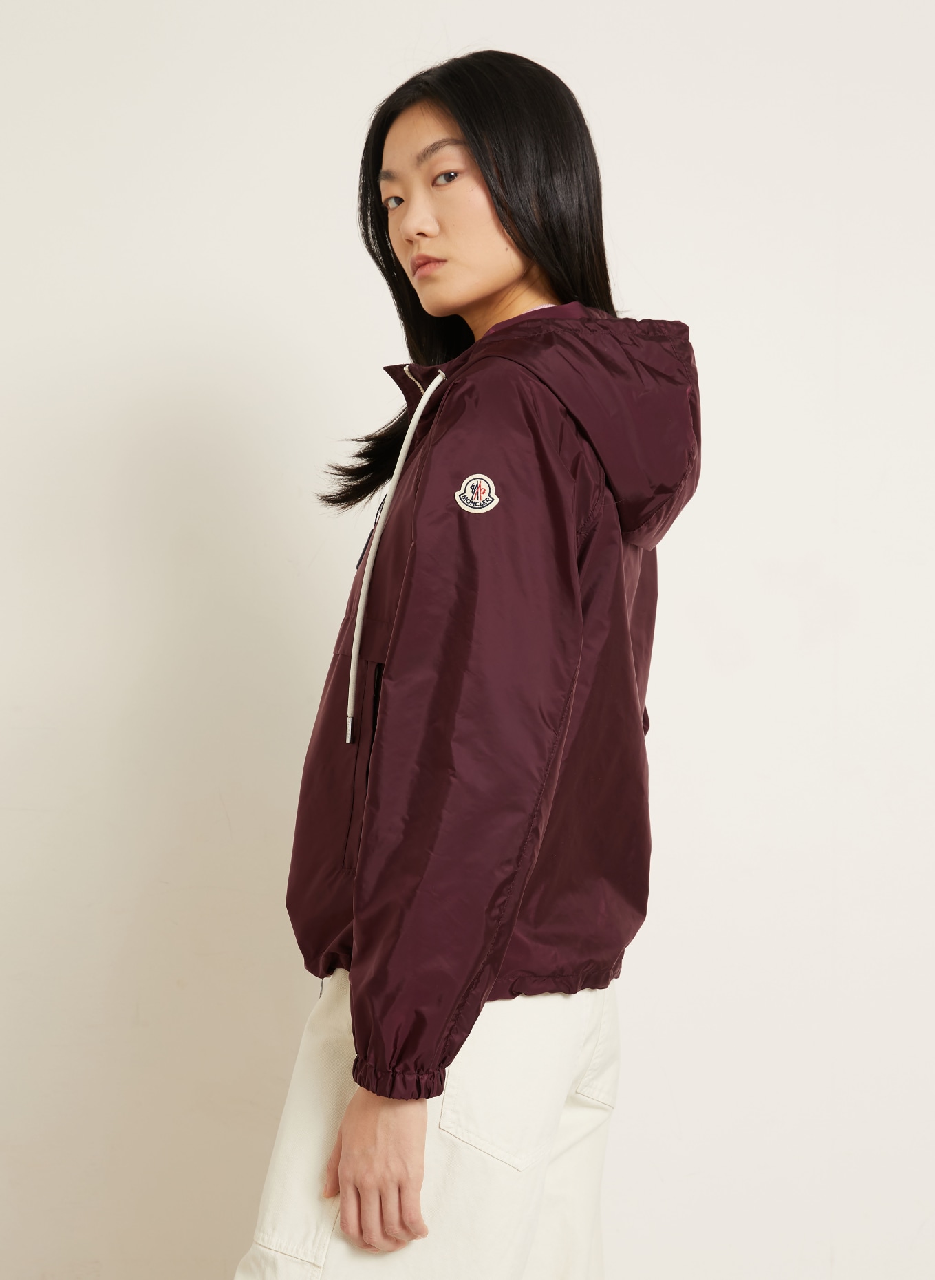 MONCLER COQUELICOT jacket: DARK RED