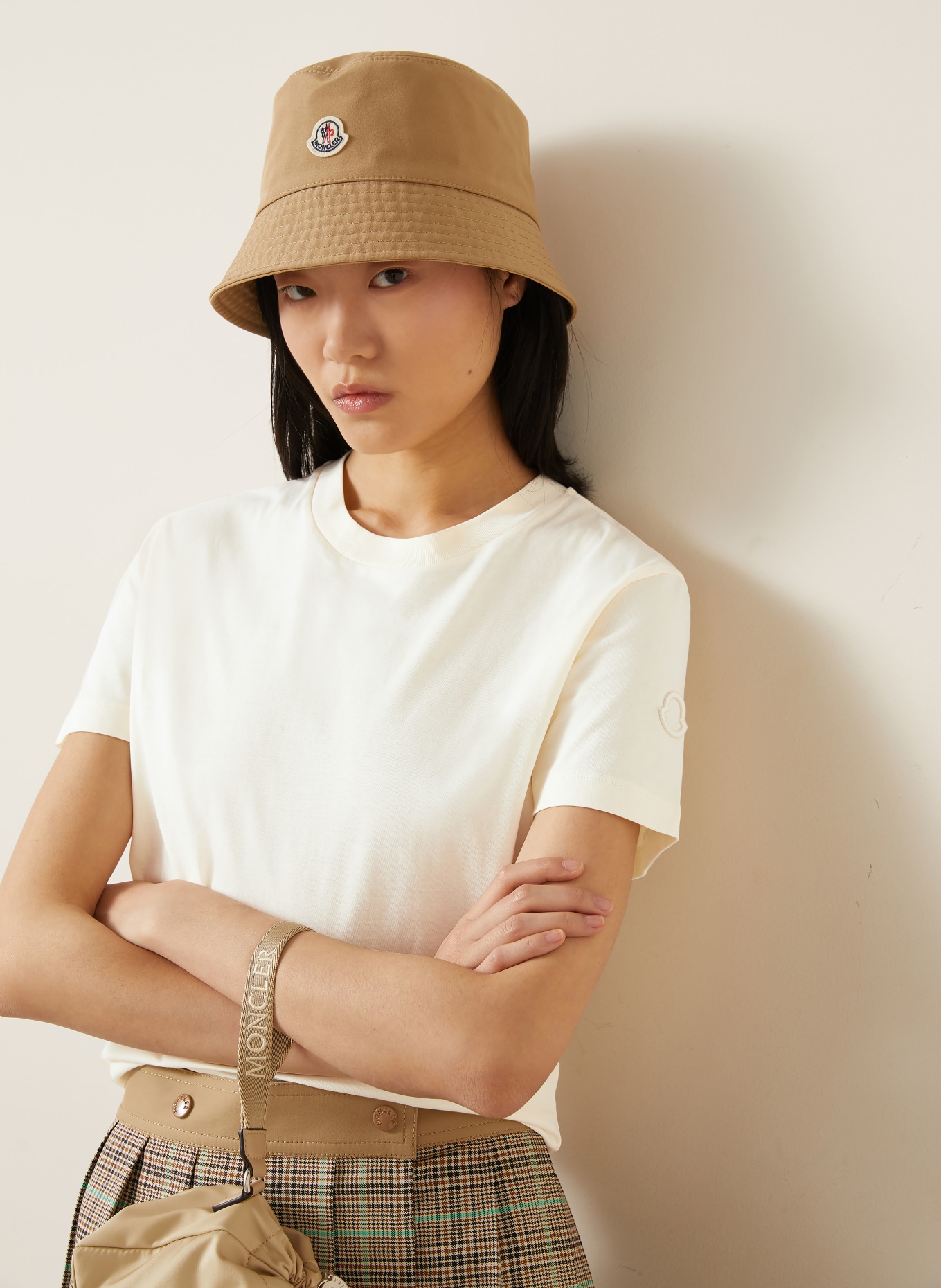 MONCLER T-shirt: ÉCRU