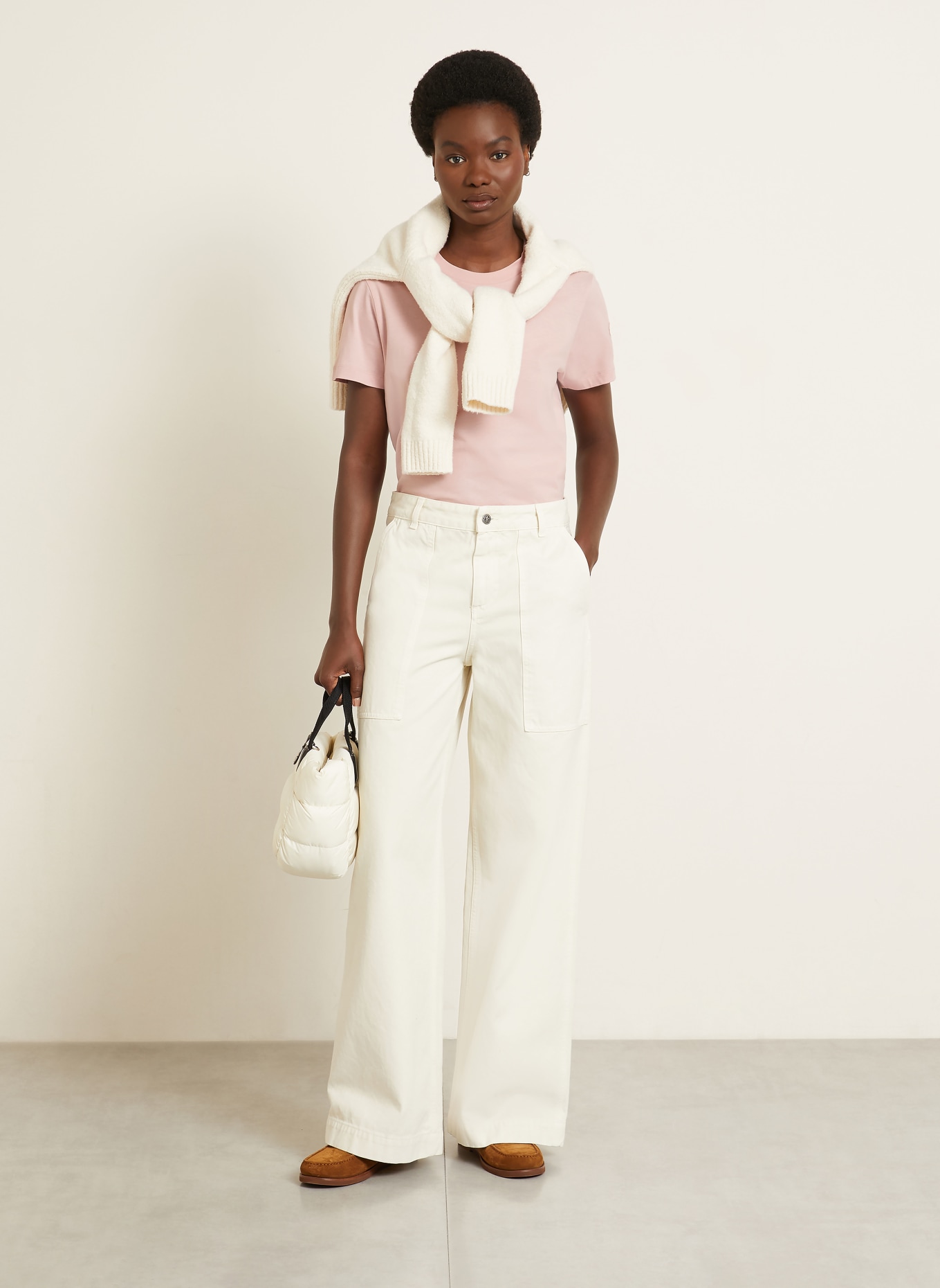 MONCLER koszulka: BLADORÓŻOWY