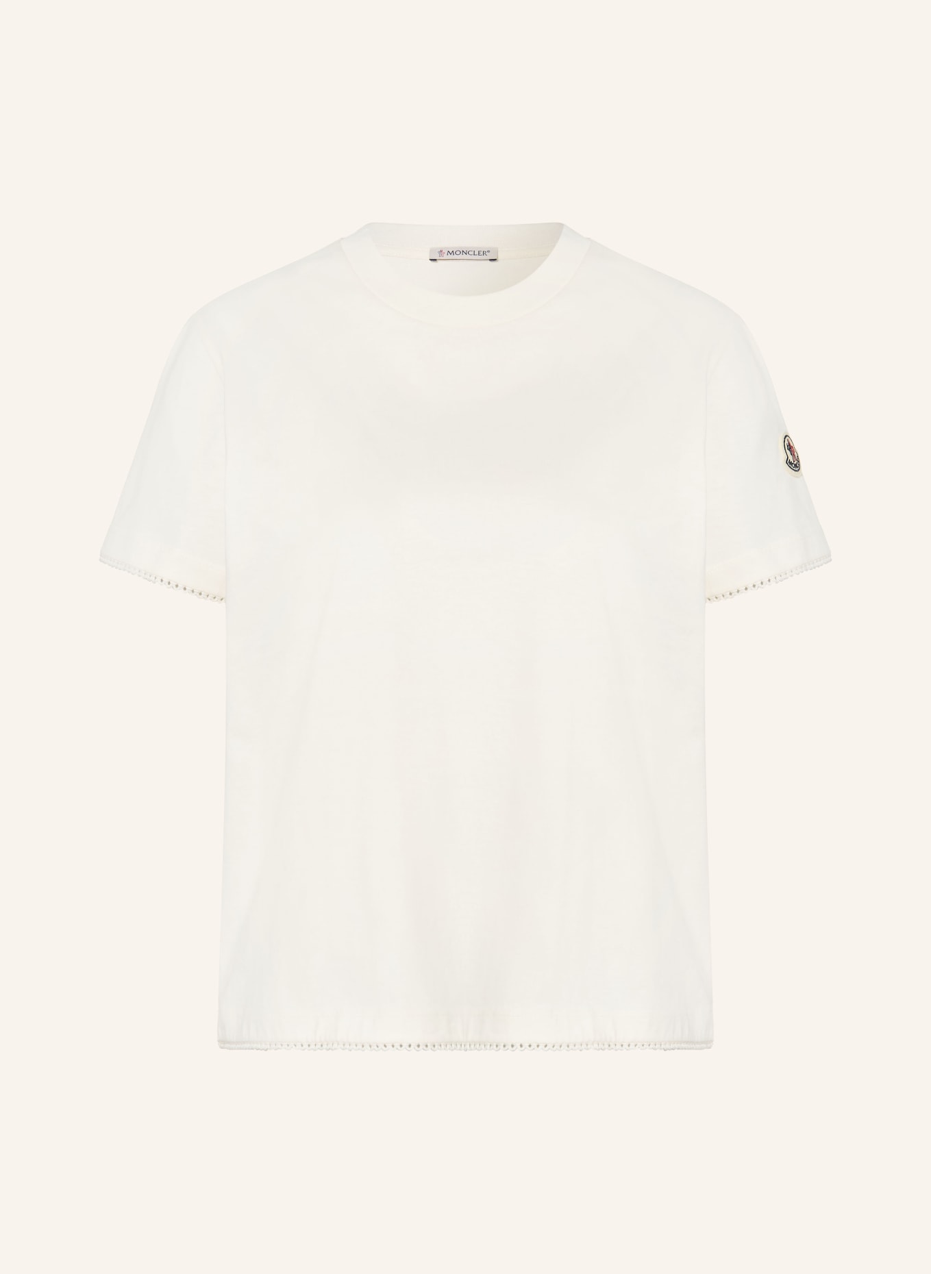 MONCLER T-shirt: ECRU