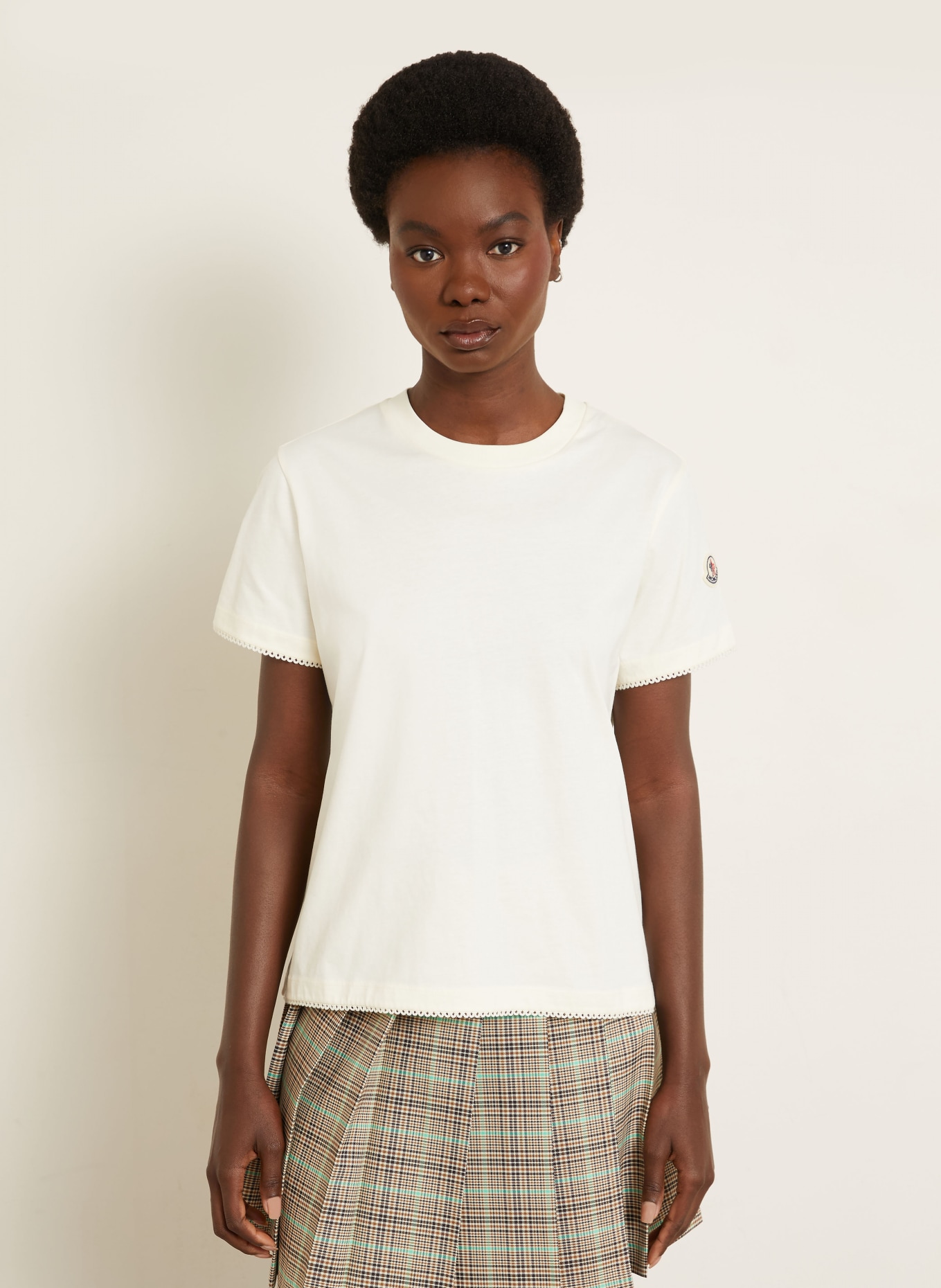 MONCLER T-shirt: ECRU