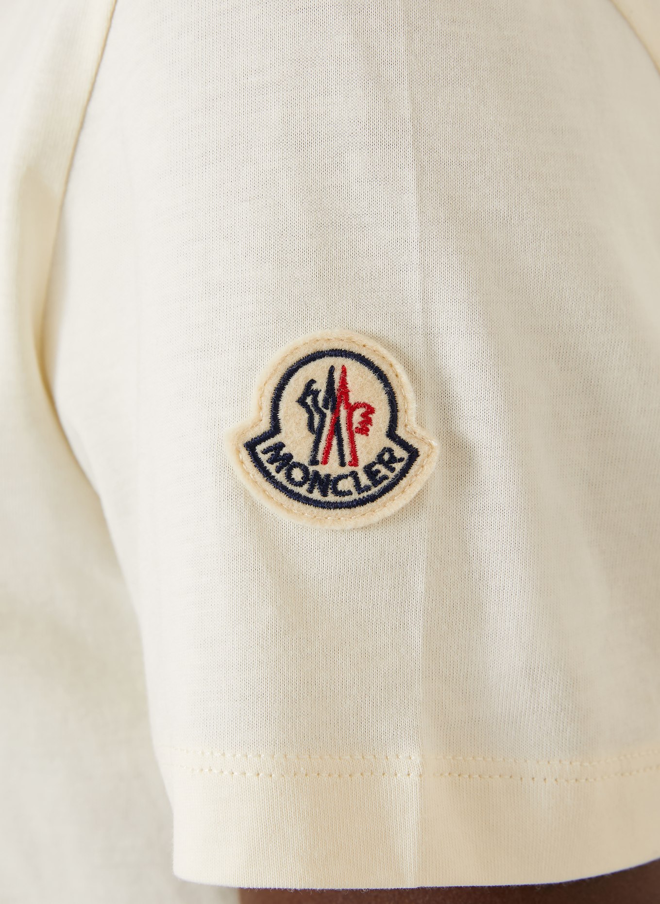 MONCLER T-shirt: LICHTGEEL